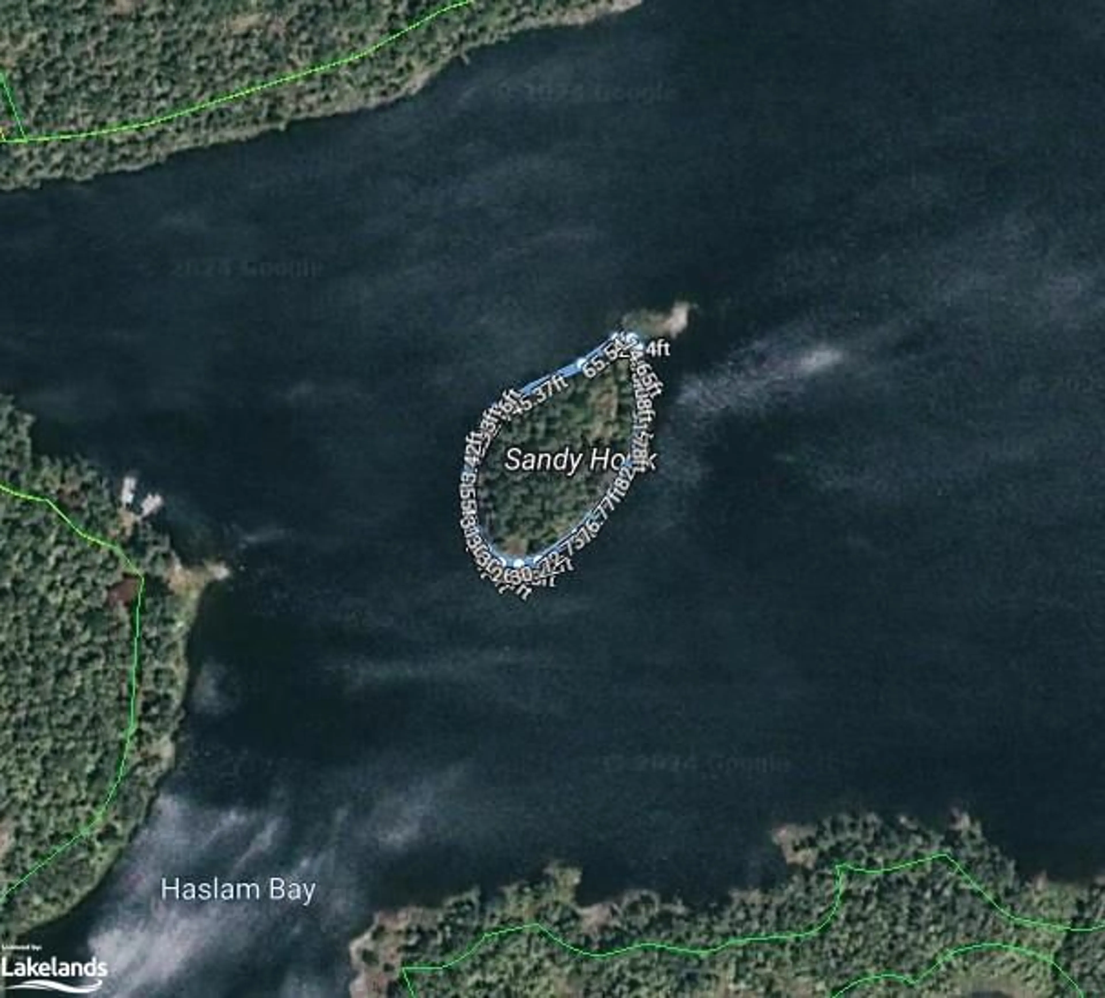 Picture of a map for 3 Sandy Hook Island, Whitestone Ontario P0A 1Z0