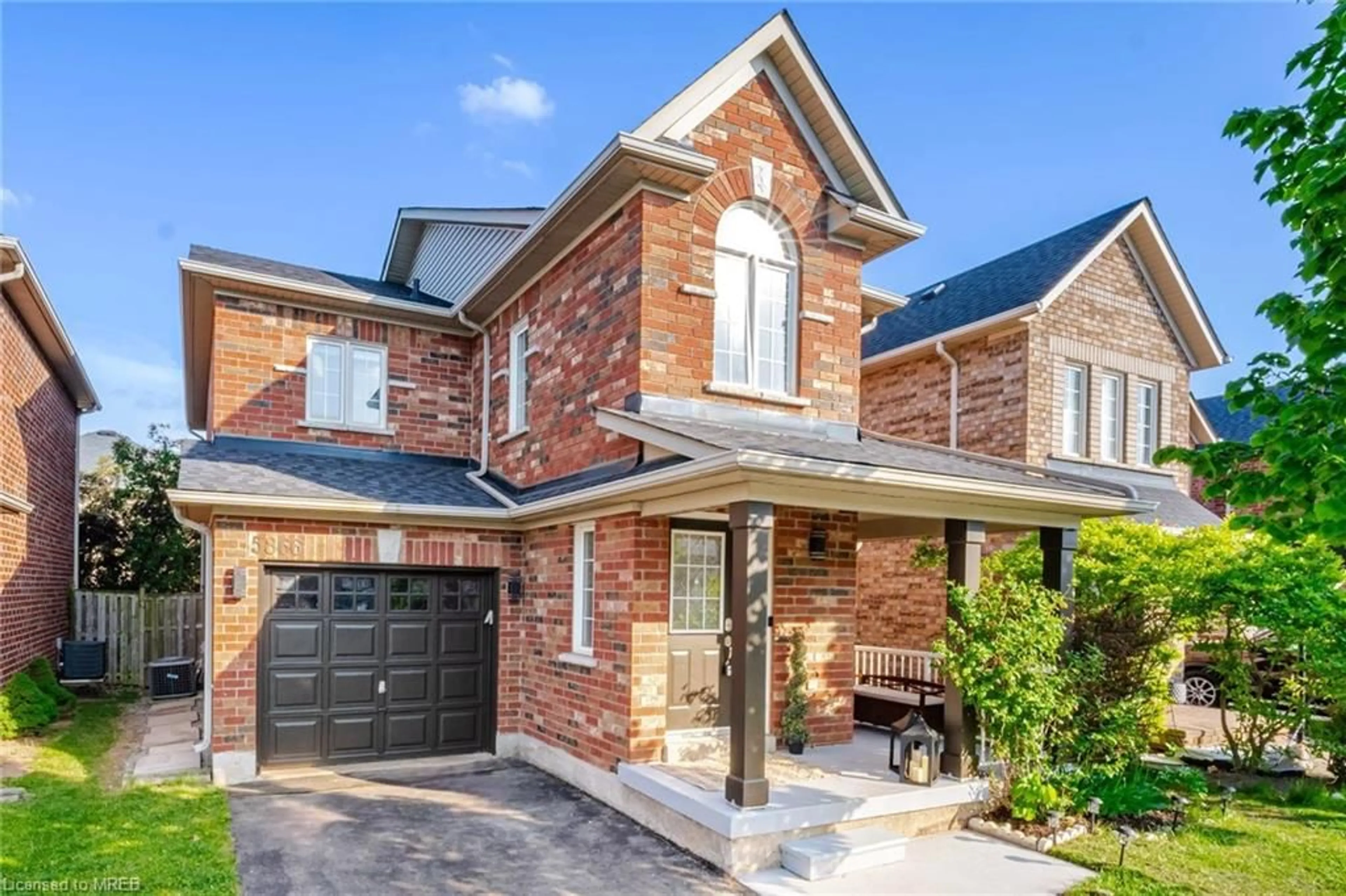 Home with brick exterior material for 5866 Blue Spruce Ave, Burlington Ontario L7L 7N8