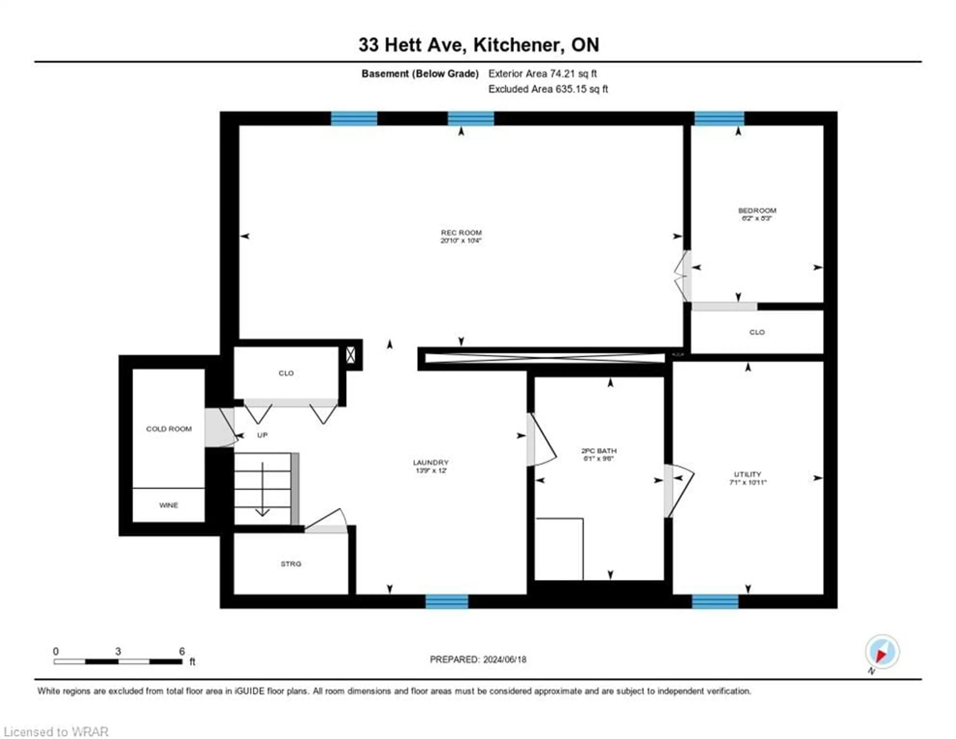 Floor plan for 33 Hett Ave, Kitchener Ontario N2H 4G2