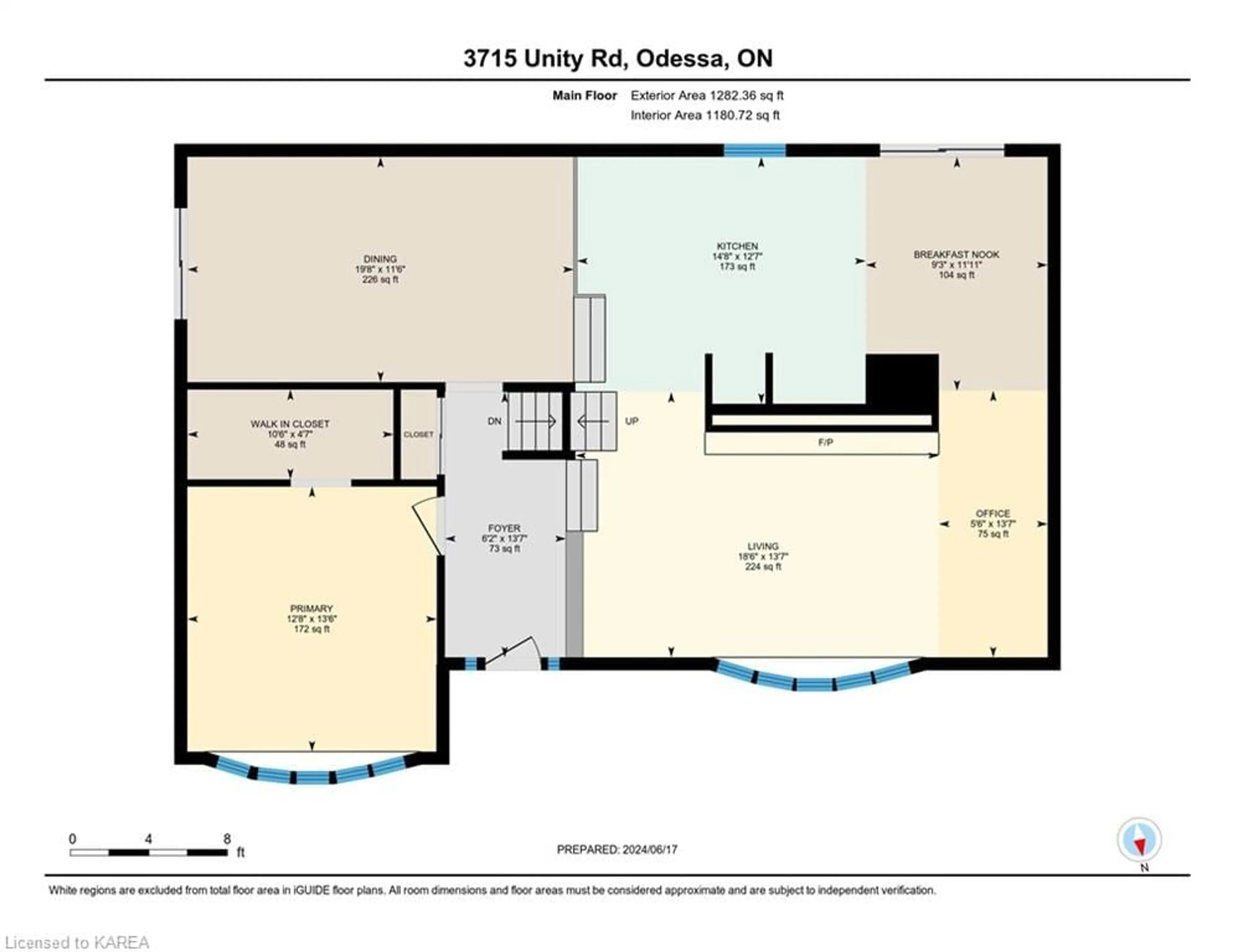 Floor plan for 3715 Unity Rd Rd, Kingston Ontario K0H 2H0