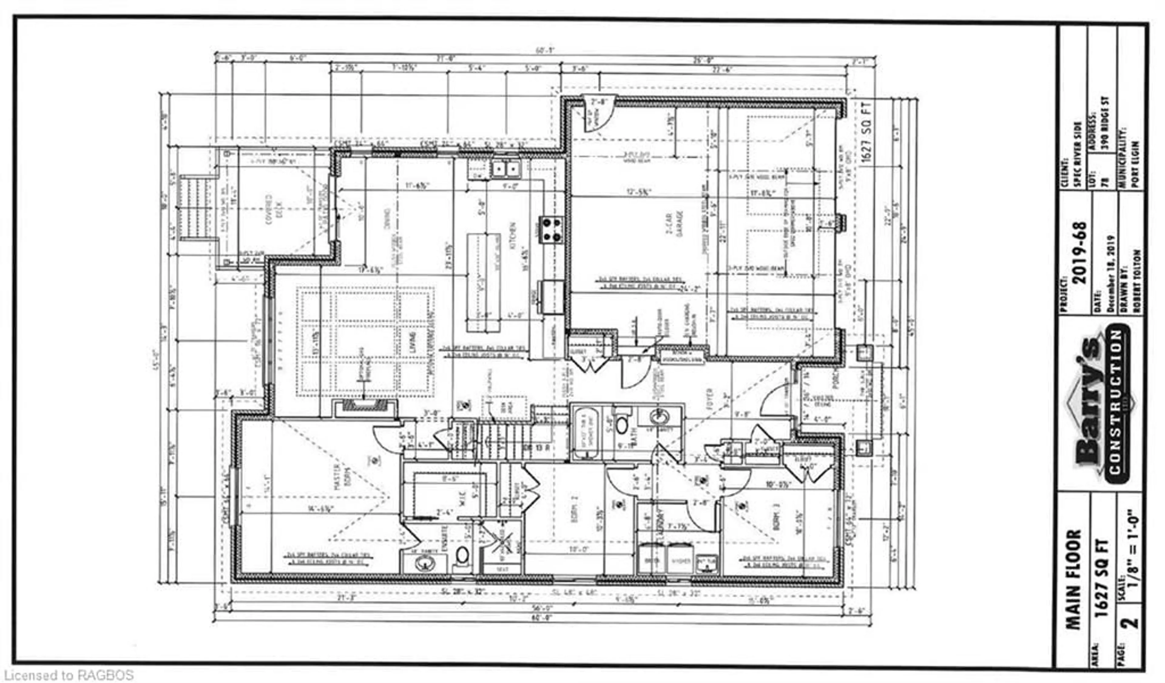 Floor plan for 390 Ridge St, Port Elgin Ontario N0H 2C3