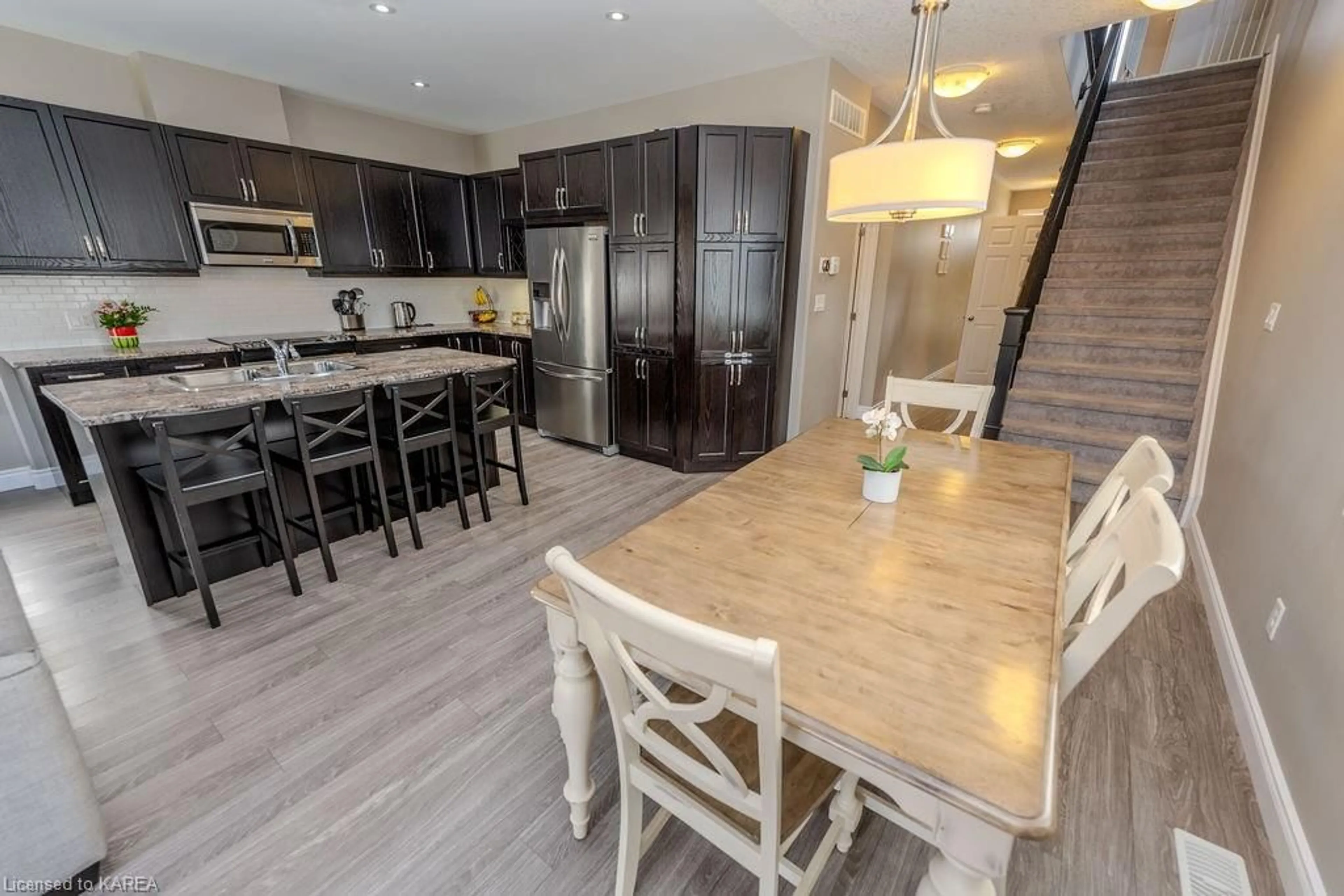 Open concept kitchen for 404 Beth Cres, Kingston Ontario K7P 0K9