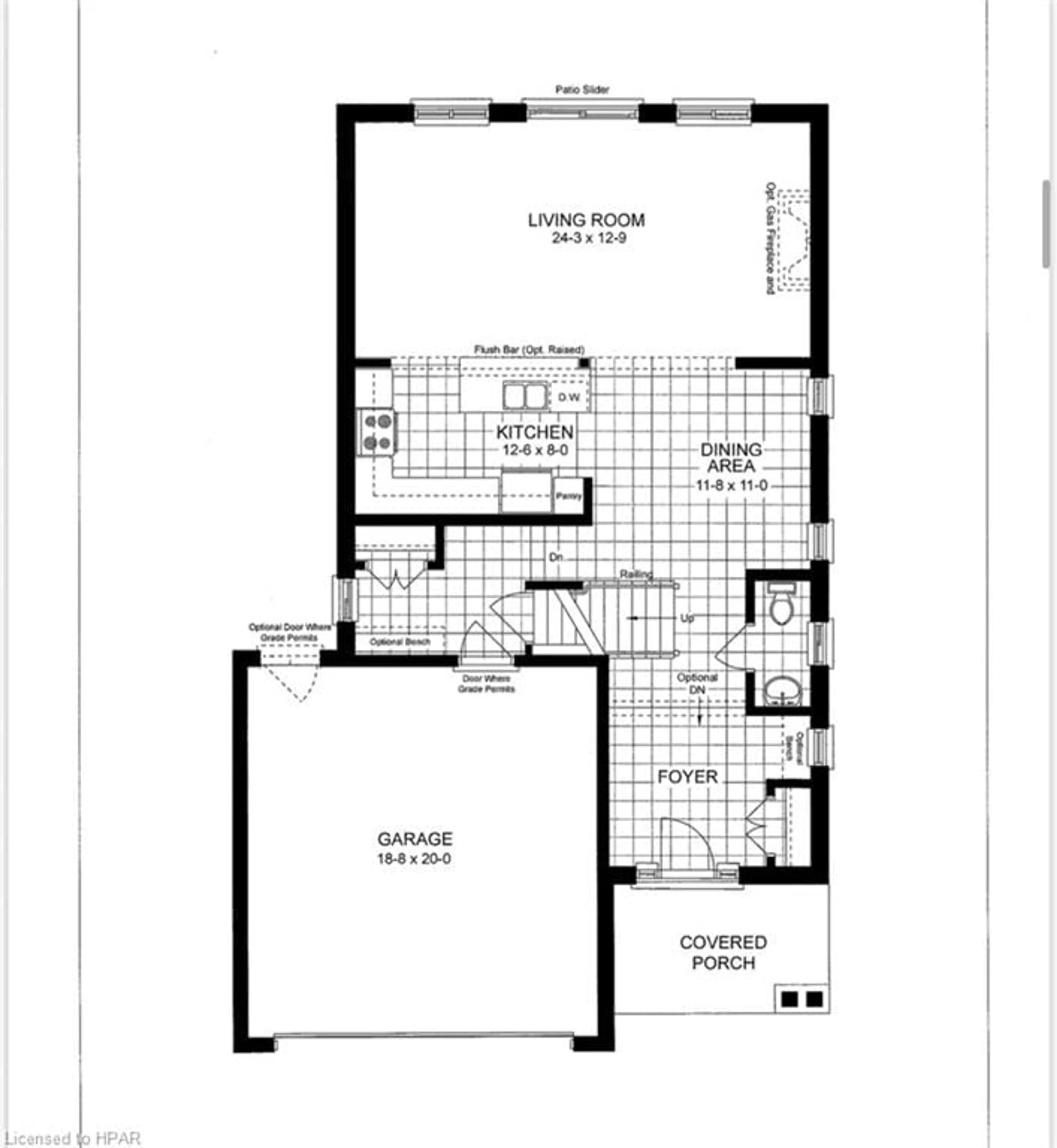 Floor plan for 68 Davidson Drive, Stratford Ontario N5A 0J5