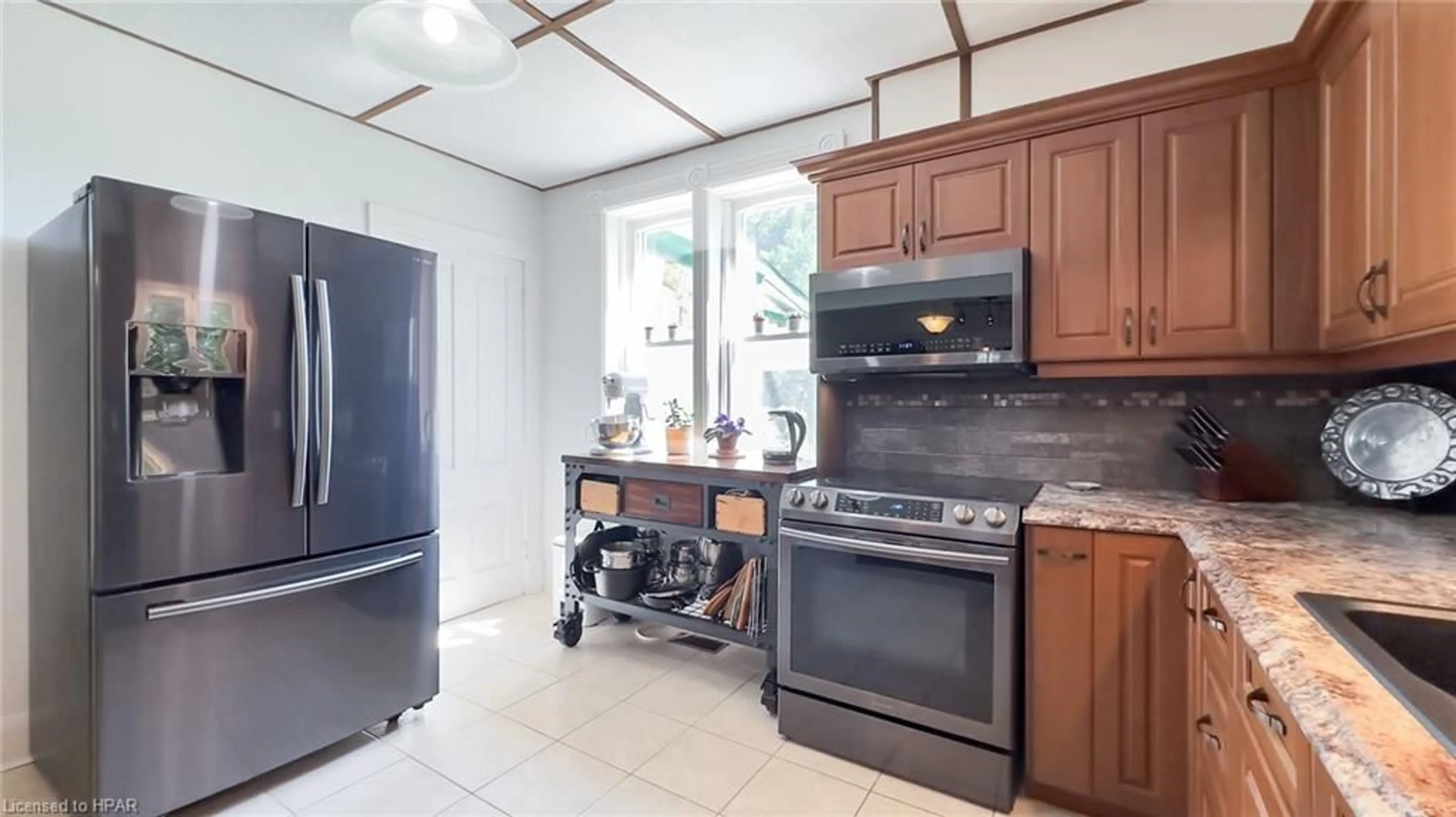 Kitchen, ceramic floors, cottage for 43 Mitchell St, Teeswater Ontario N0G 2S0