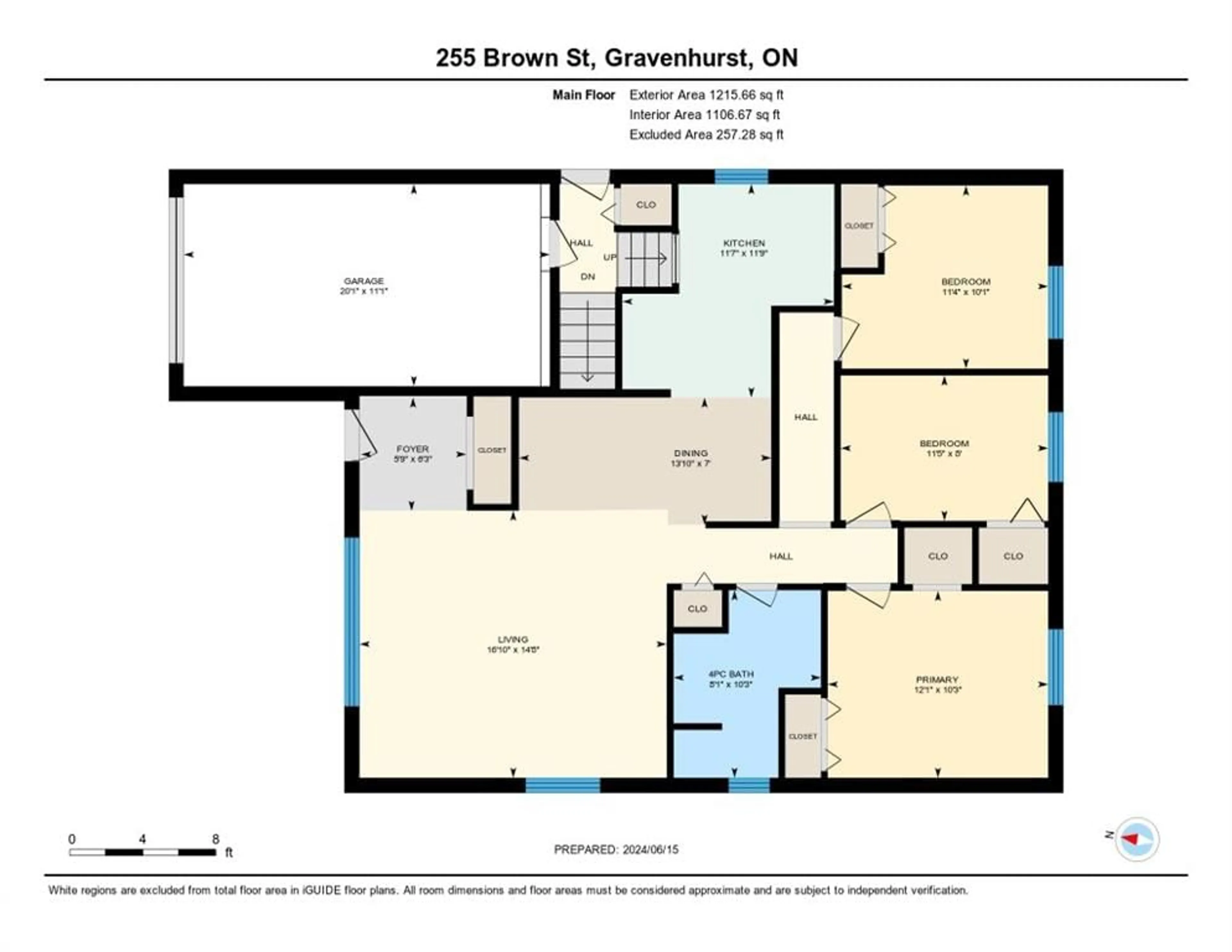 Floor plan for 255 Brown St, Gravenhurst Ontario P1P 1G5