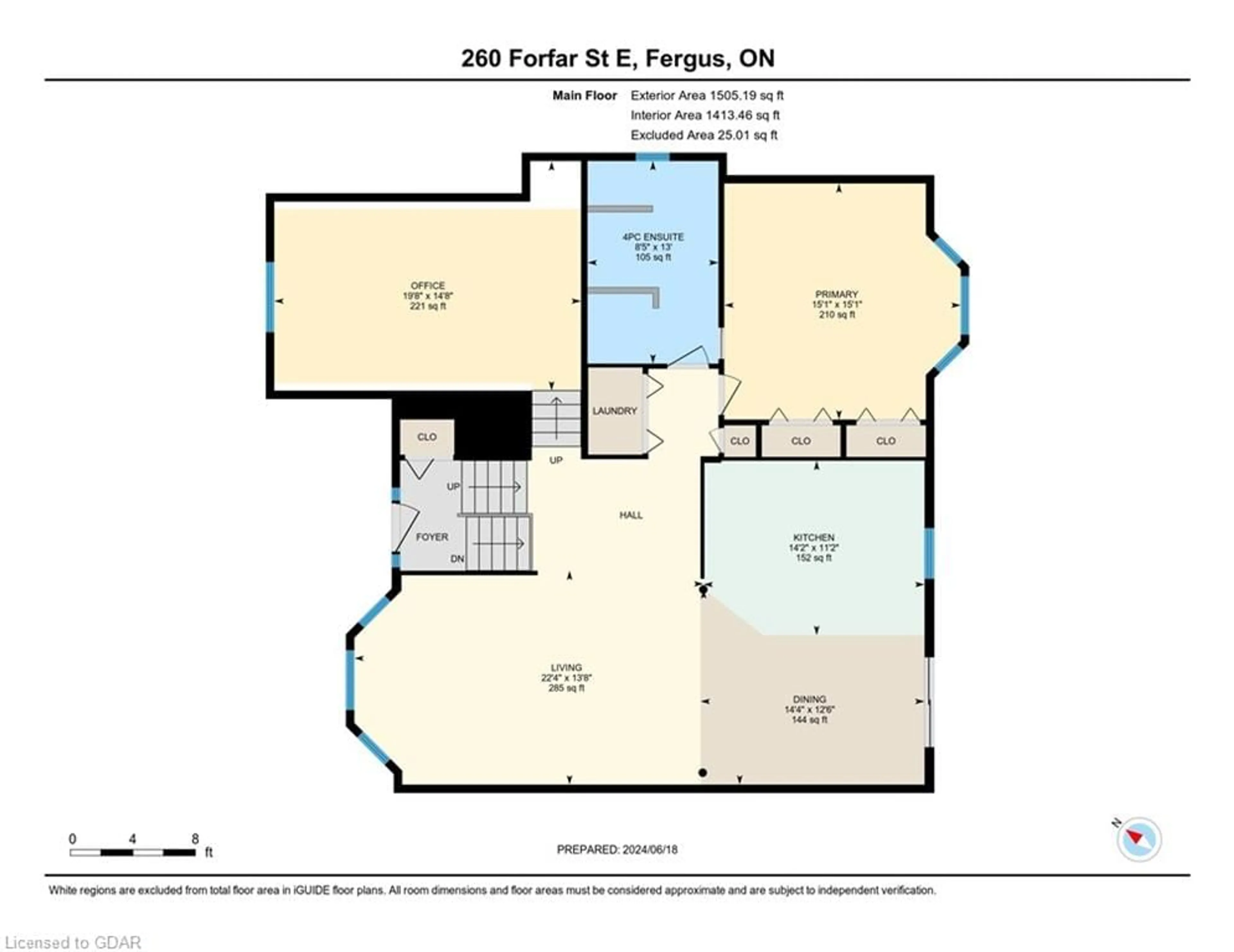 Floor plan for 260 Forfar St, Fergus Ontario N1M 2X7