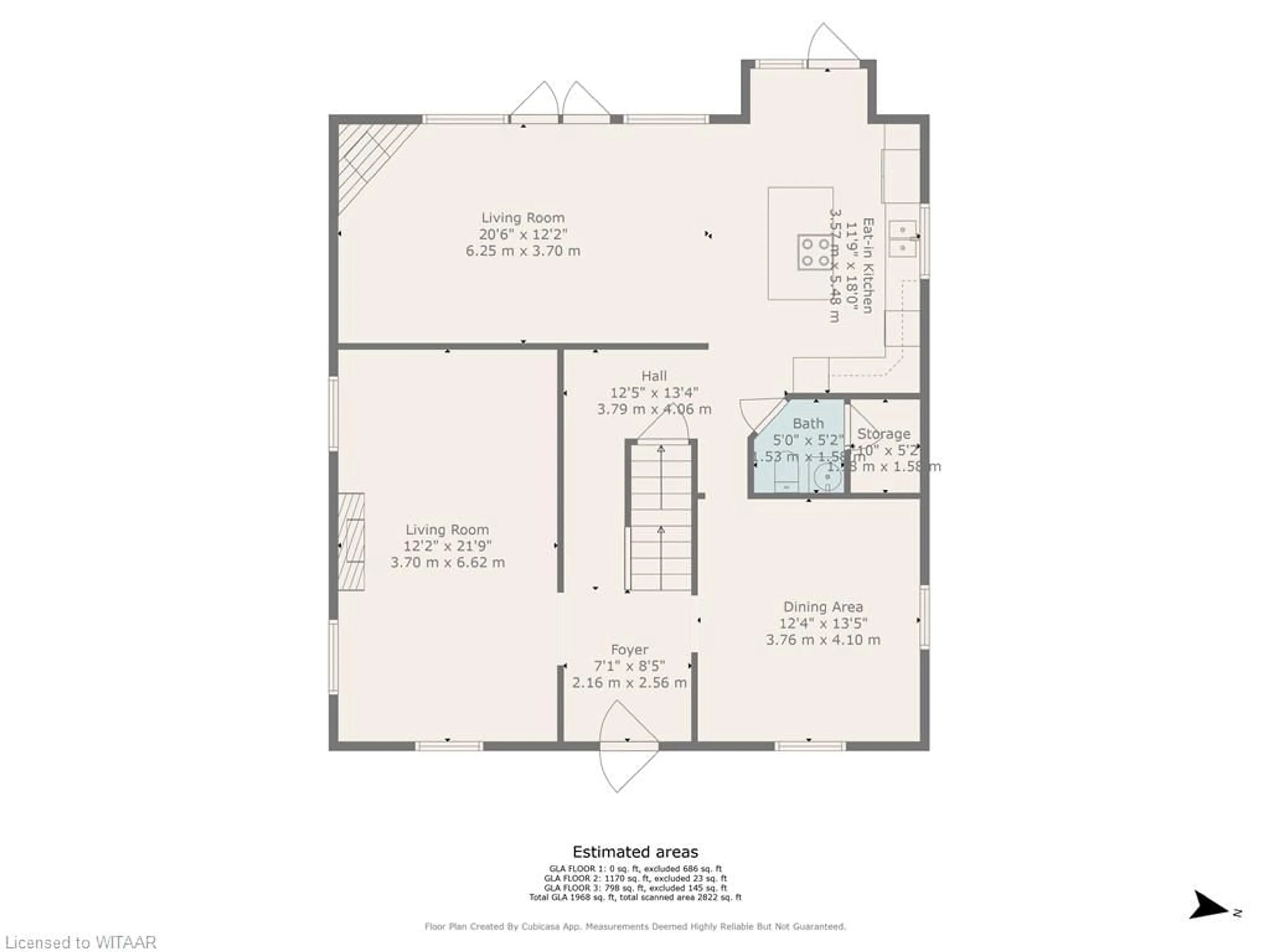 Floor plan for 279 Light St, Woodstock Ontario N4S 6J1