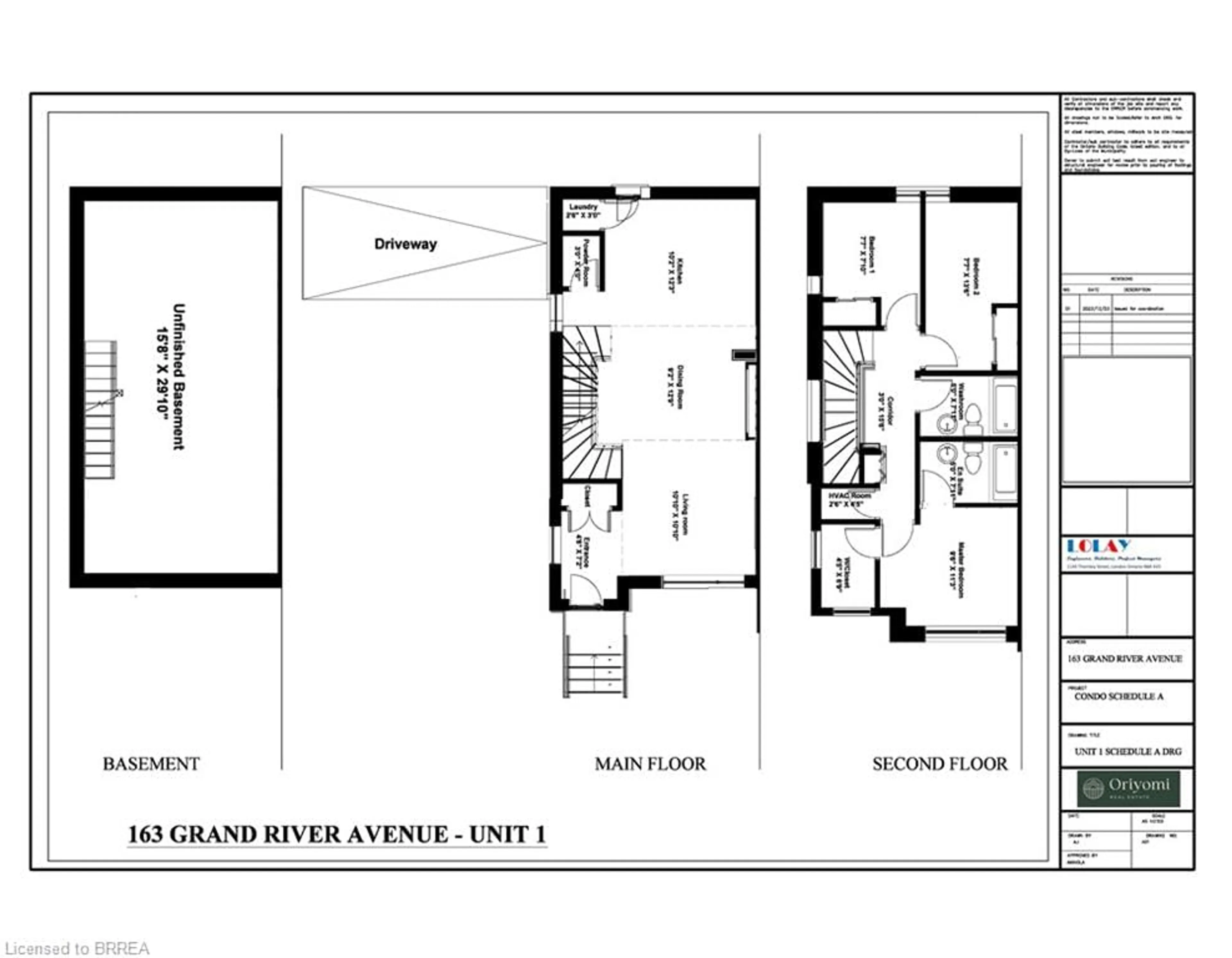 Floor plan for 163 Grand River Ave, Brantford Ontario N3T 4X7