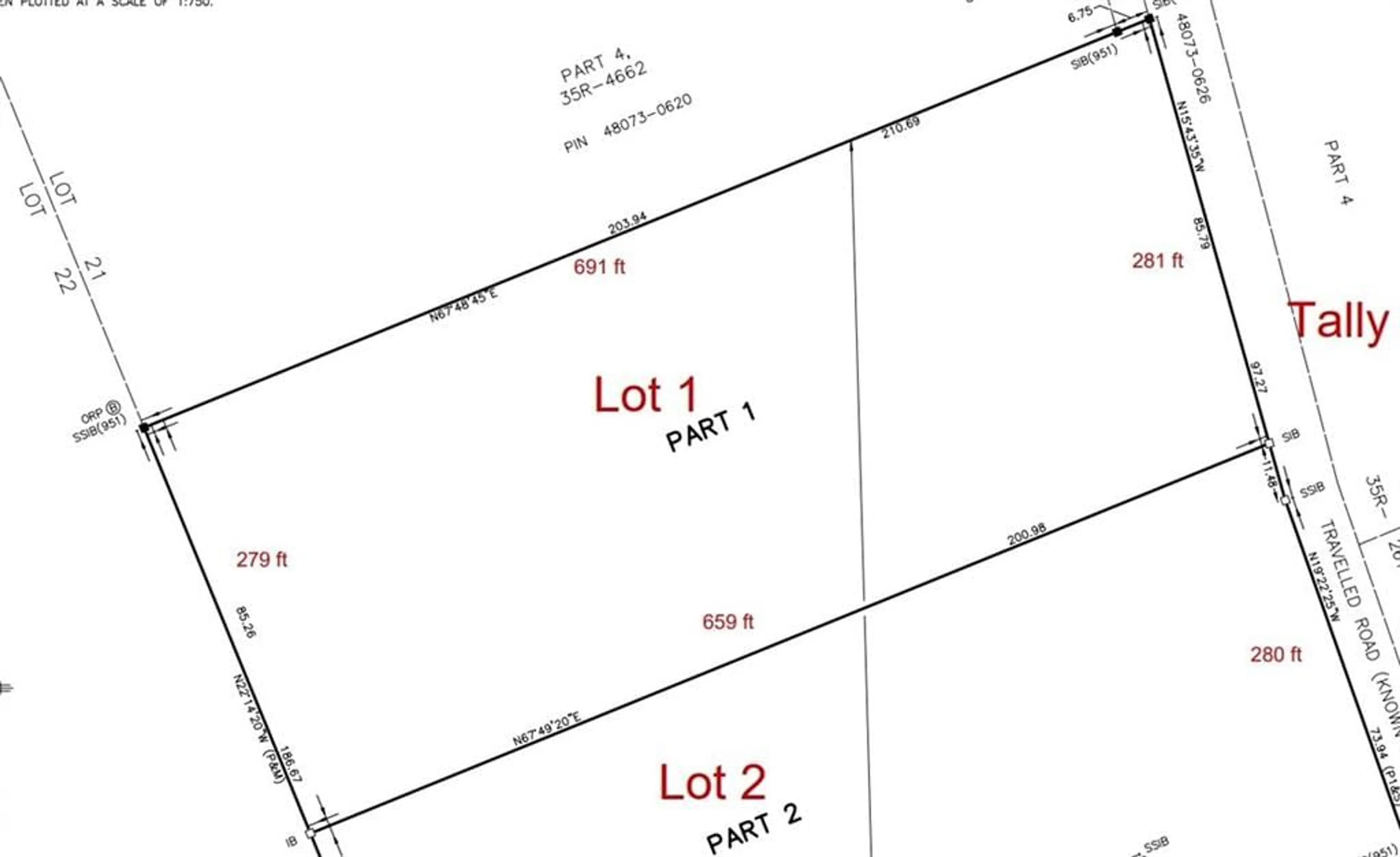 Floor plan for LOT 1 Tally Ho Winter Park Rd, Lake Of Bays Ontario P1H 2E5