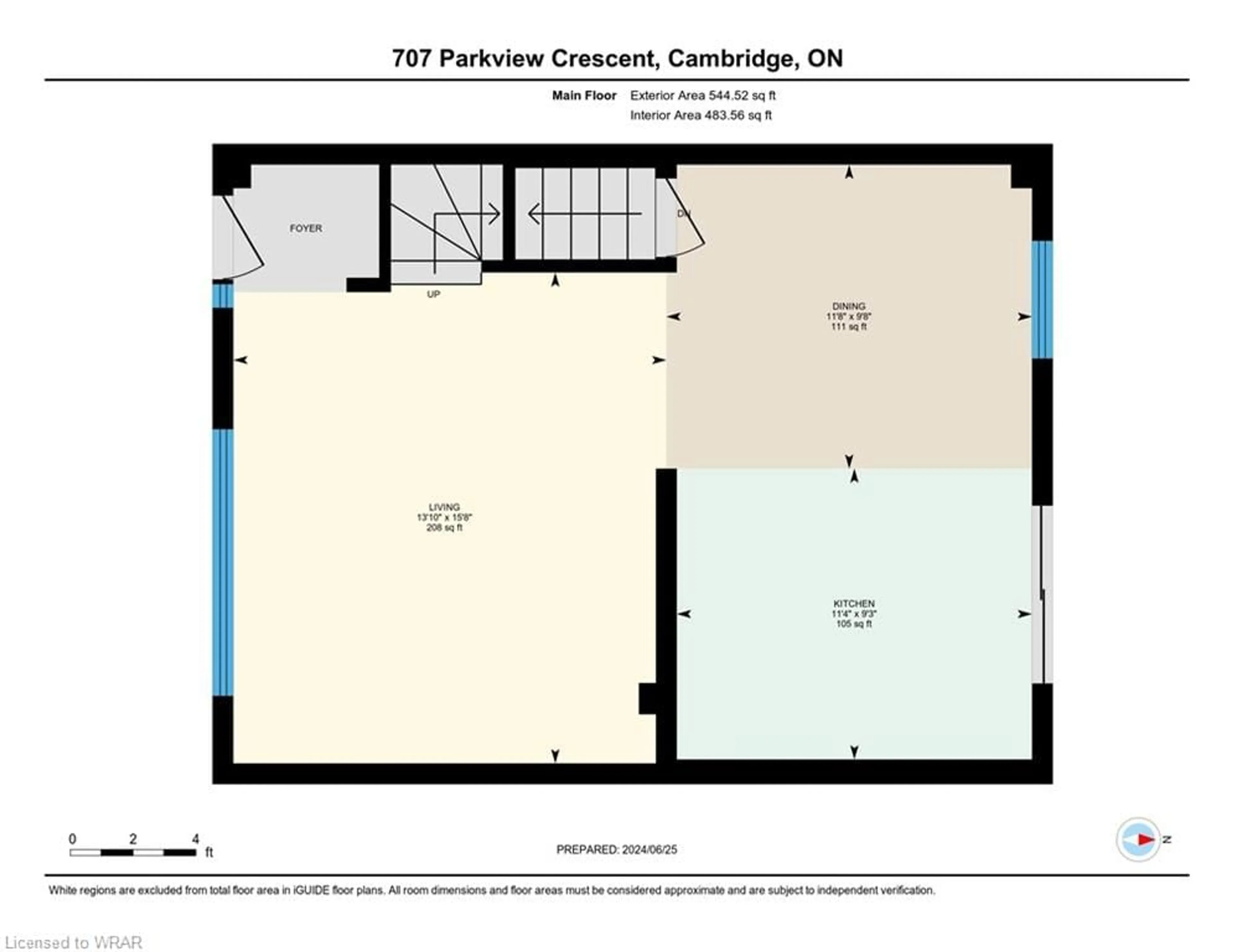 Floor plan for 707 Parkview Cres, Cambridge Ontario N3H 5A1