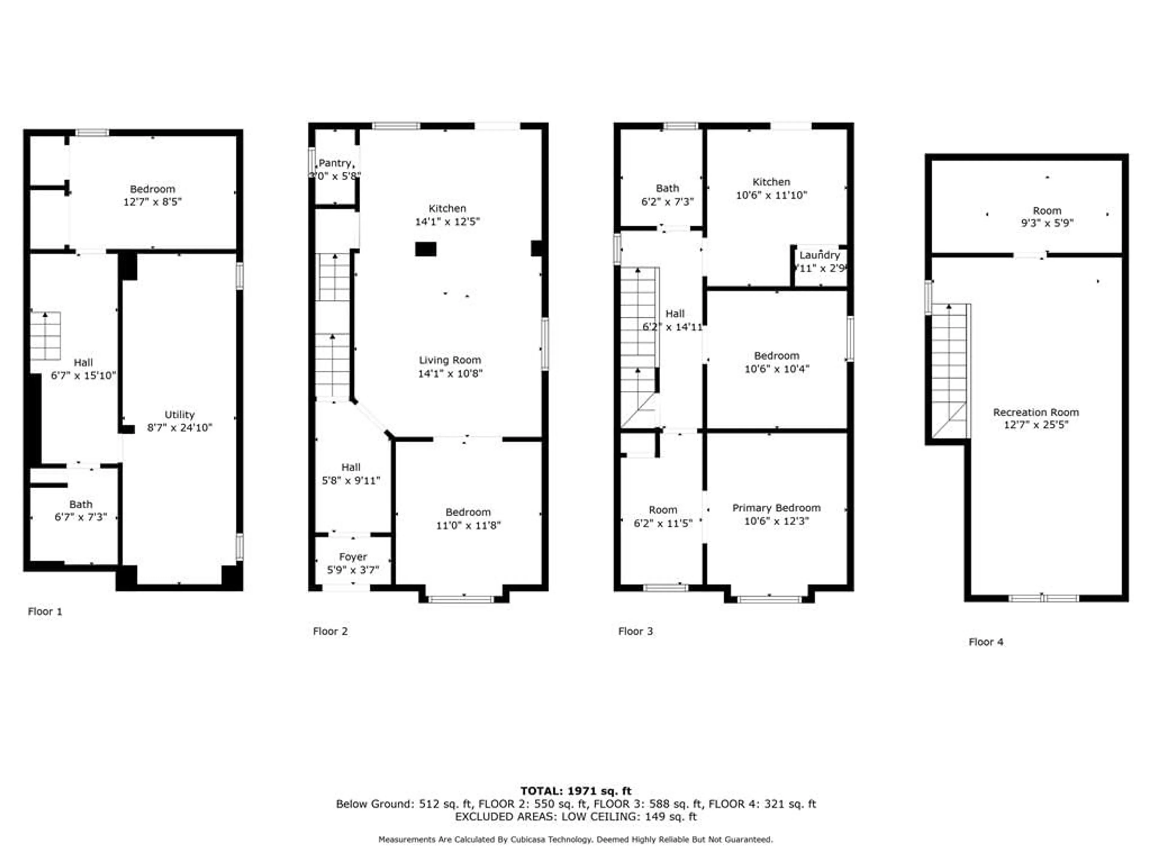 Floor plan for 162 Avondale St, Hamilton Ontario L8L 7C2