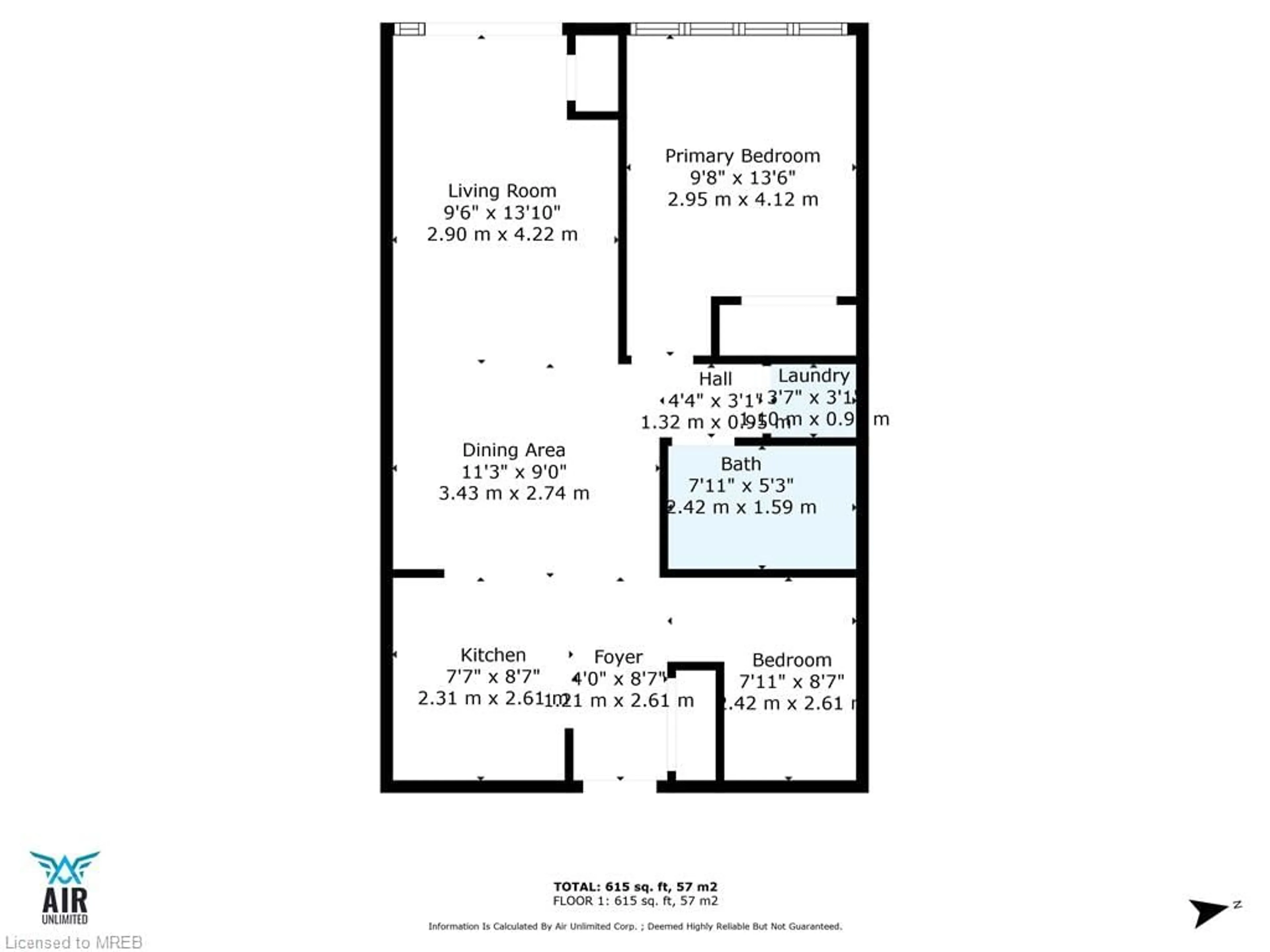 Floor plan for 128 King St #807, Waterloo Ontario N2J 0E9