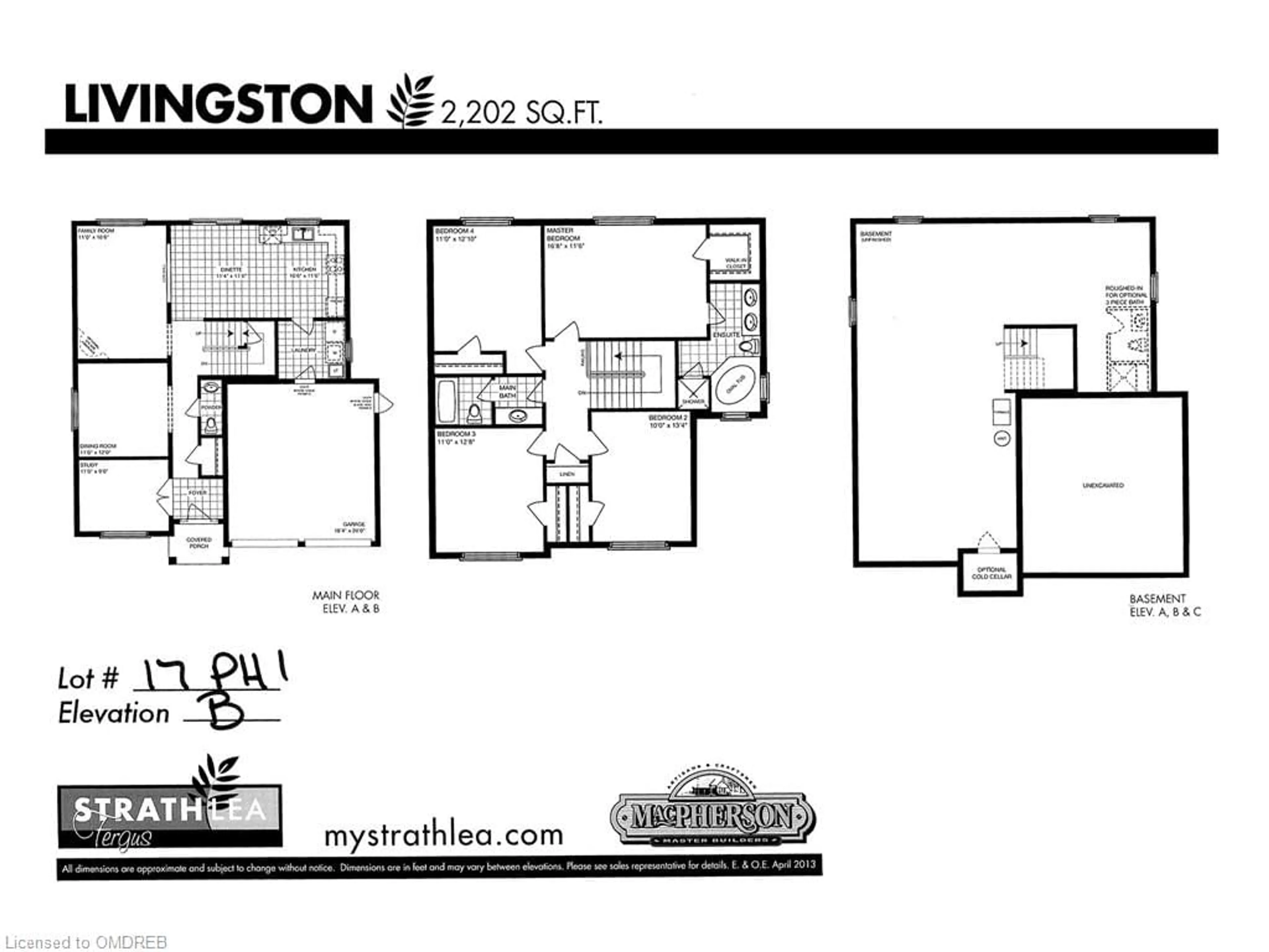 Floor plan for 14 Ryan St, Fergus Ontario N1M 0C9