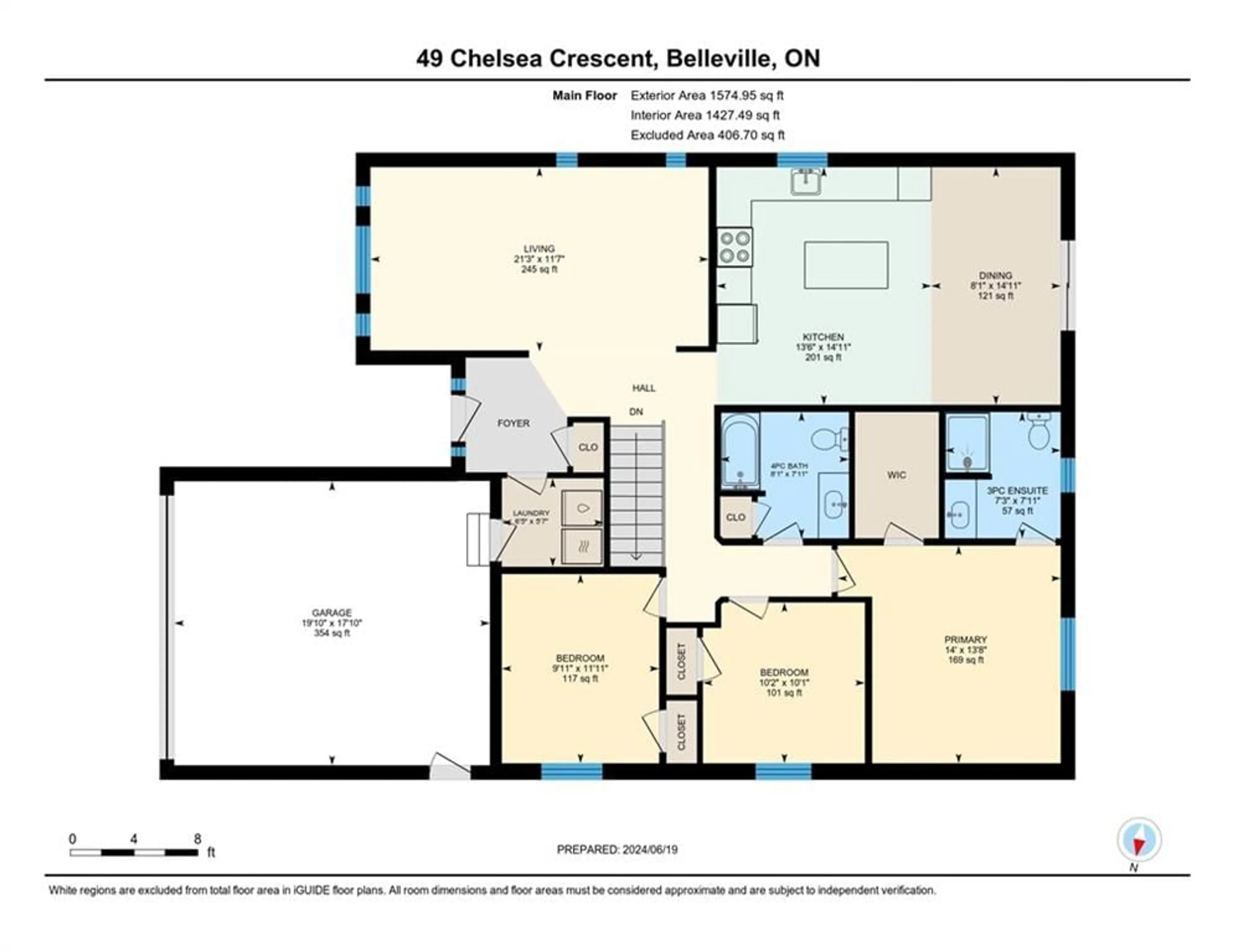 Floor plan for 49 Chelsea Cres, Belleville Ontario K8N 4Z5