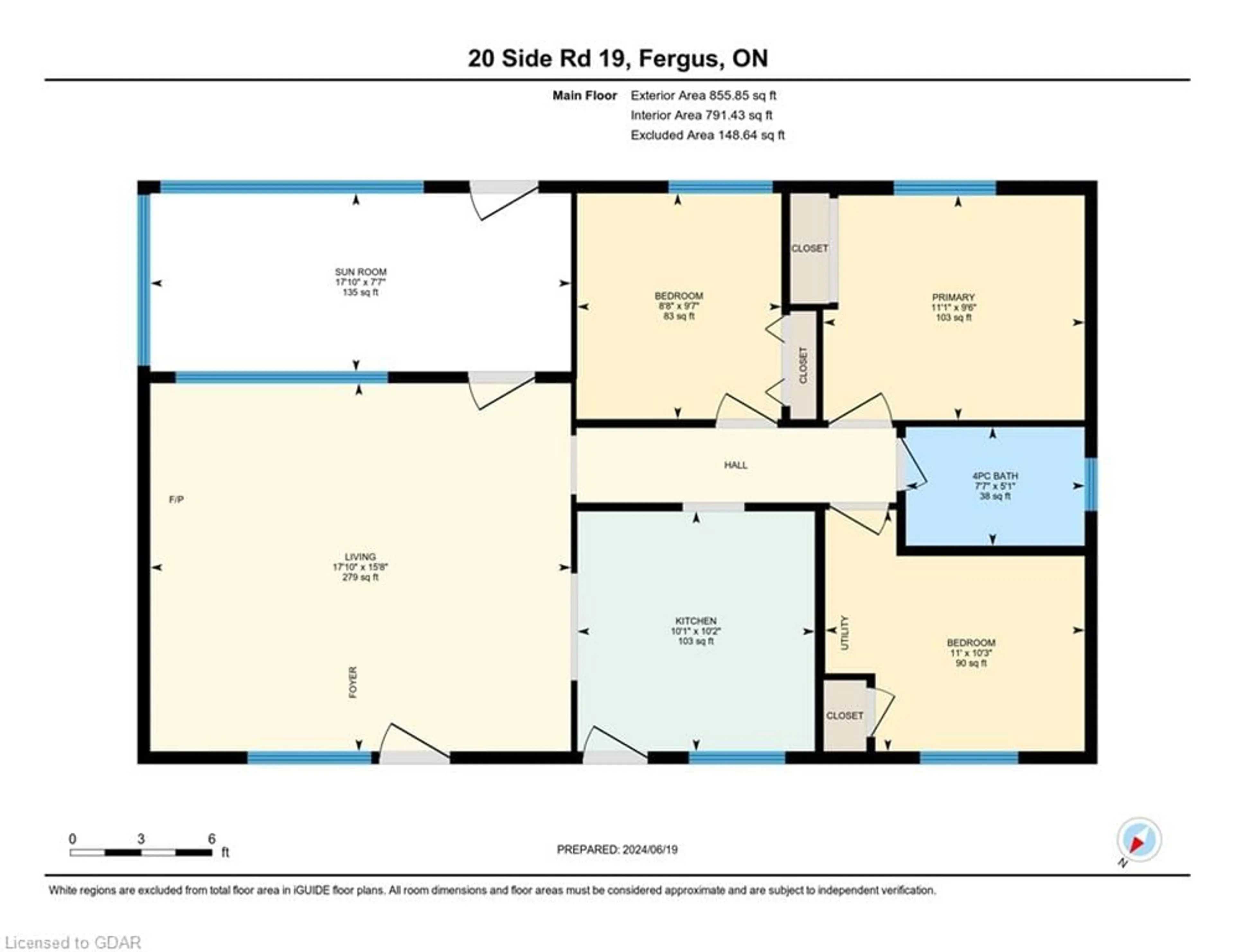 Floor plan for 20 Sideroad 19, Fergus Ontario N1M 1H4
