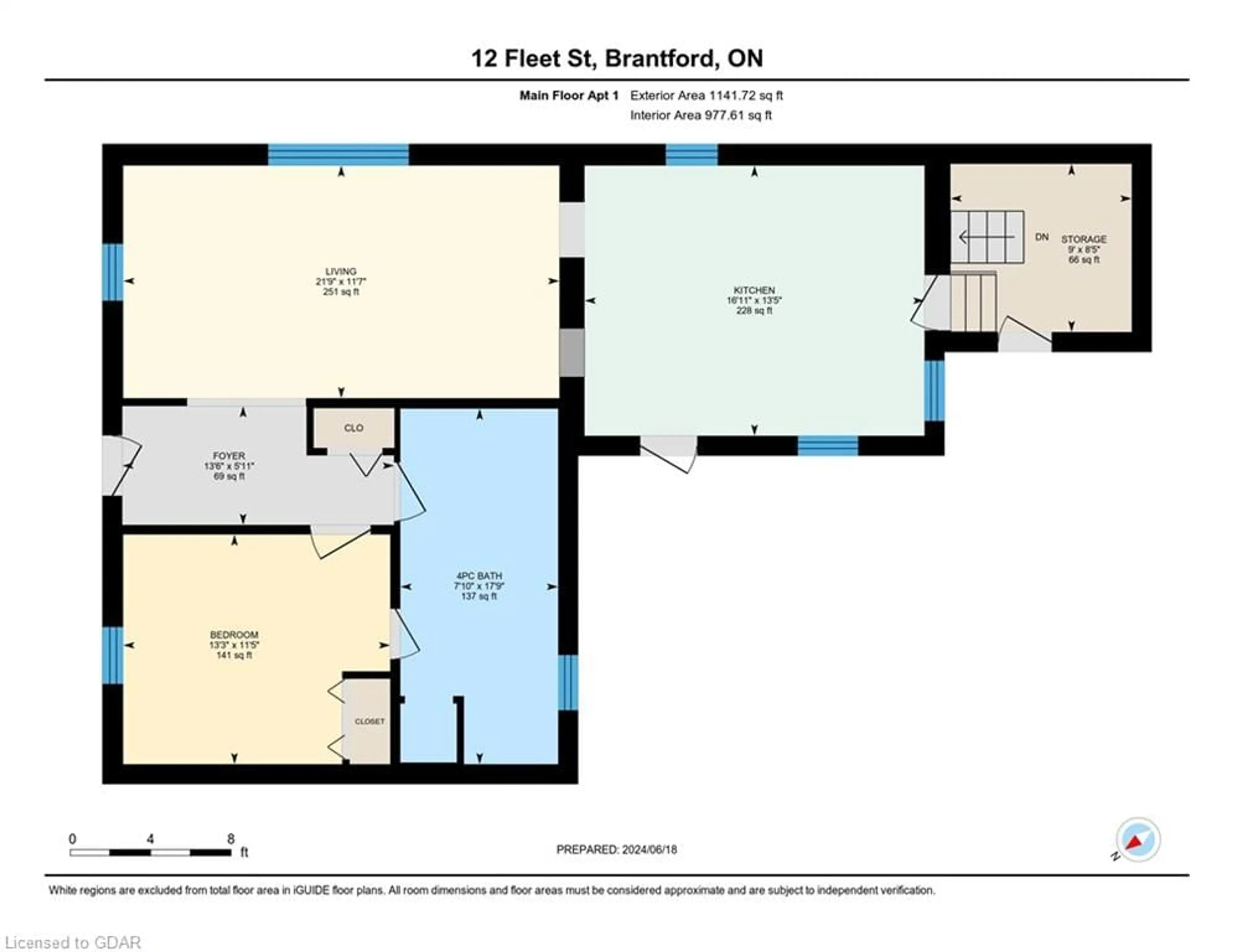 Floor plan for 12 Fleet St, Brantford Ontario N3T 3S7