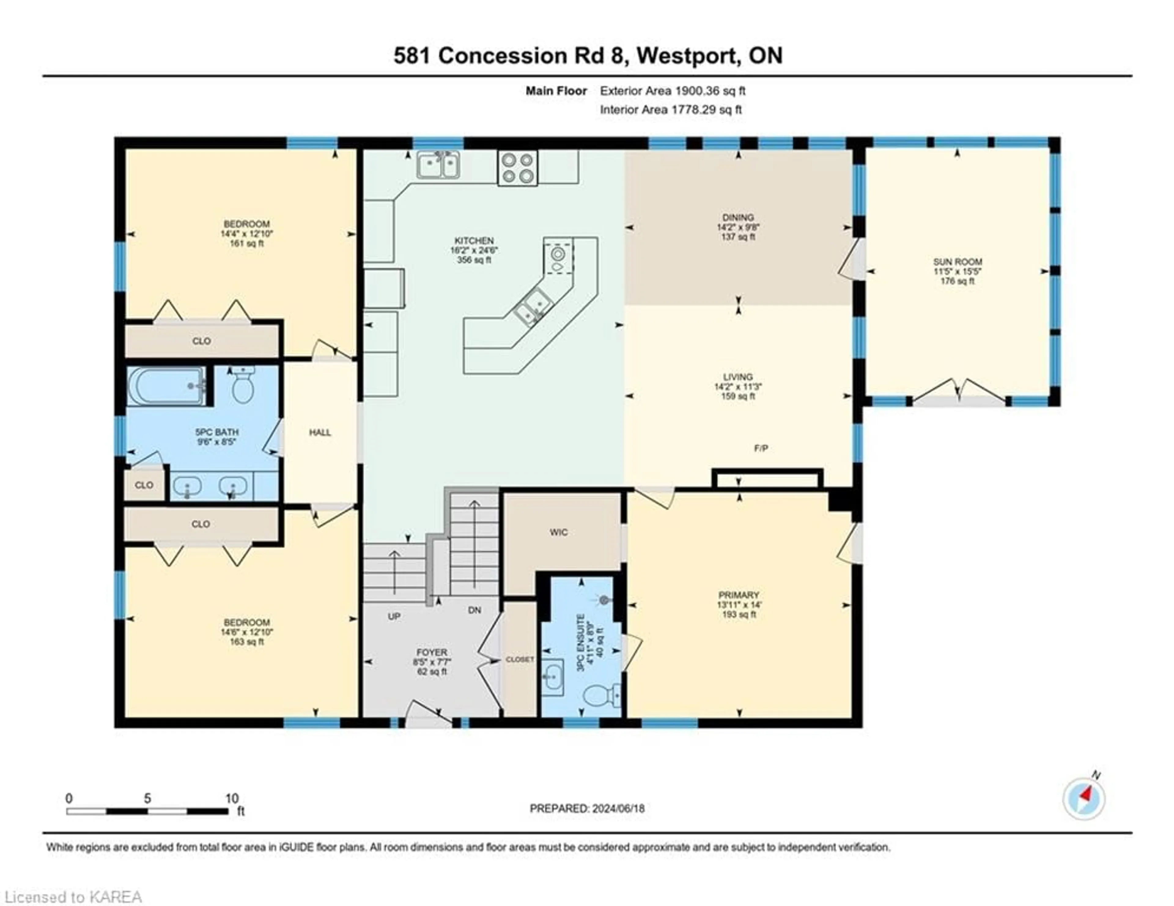 Floor plan for 581 Concession Road 8, Westport Ontario K0G 1X0