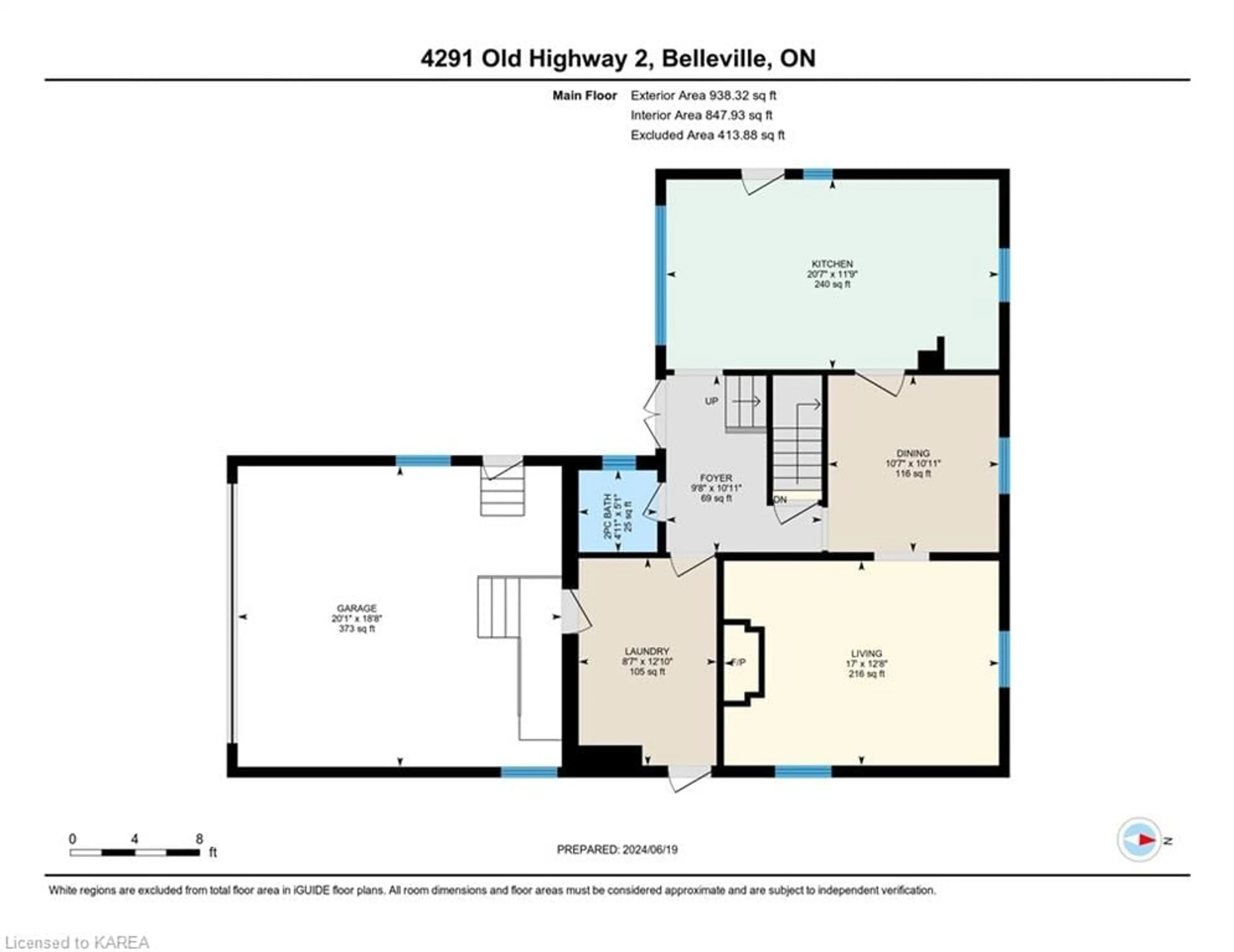 Floor plan for 4291 Old Hwy 2, Belleville Ontario K8N 4Z4