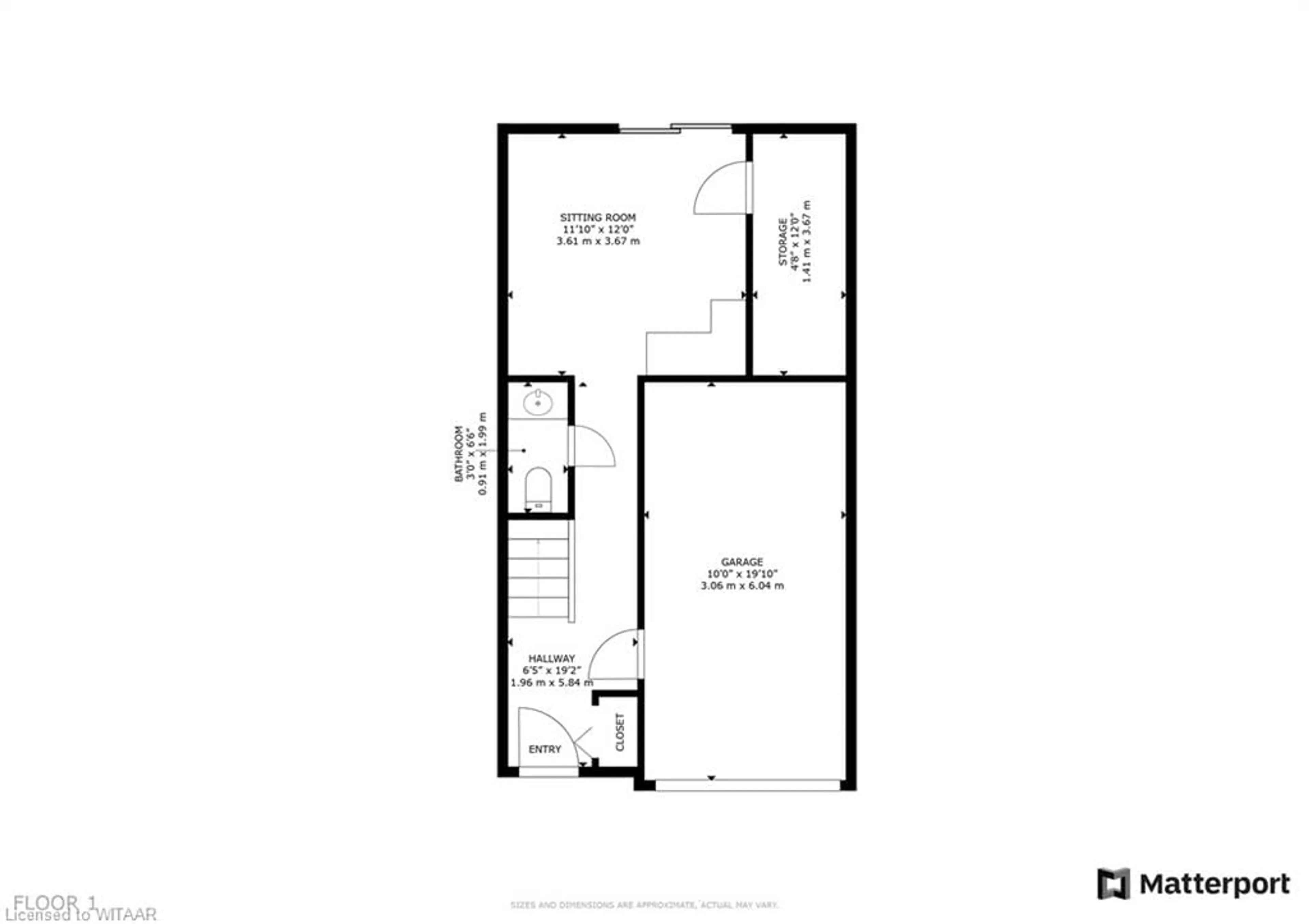 Floor plan for 46 Conestoga Rd #20, Woodstock Ontario N4T 1S4