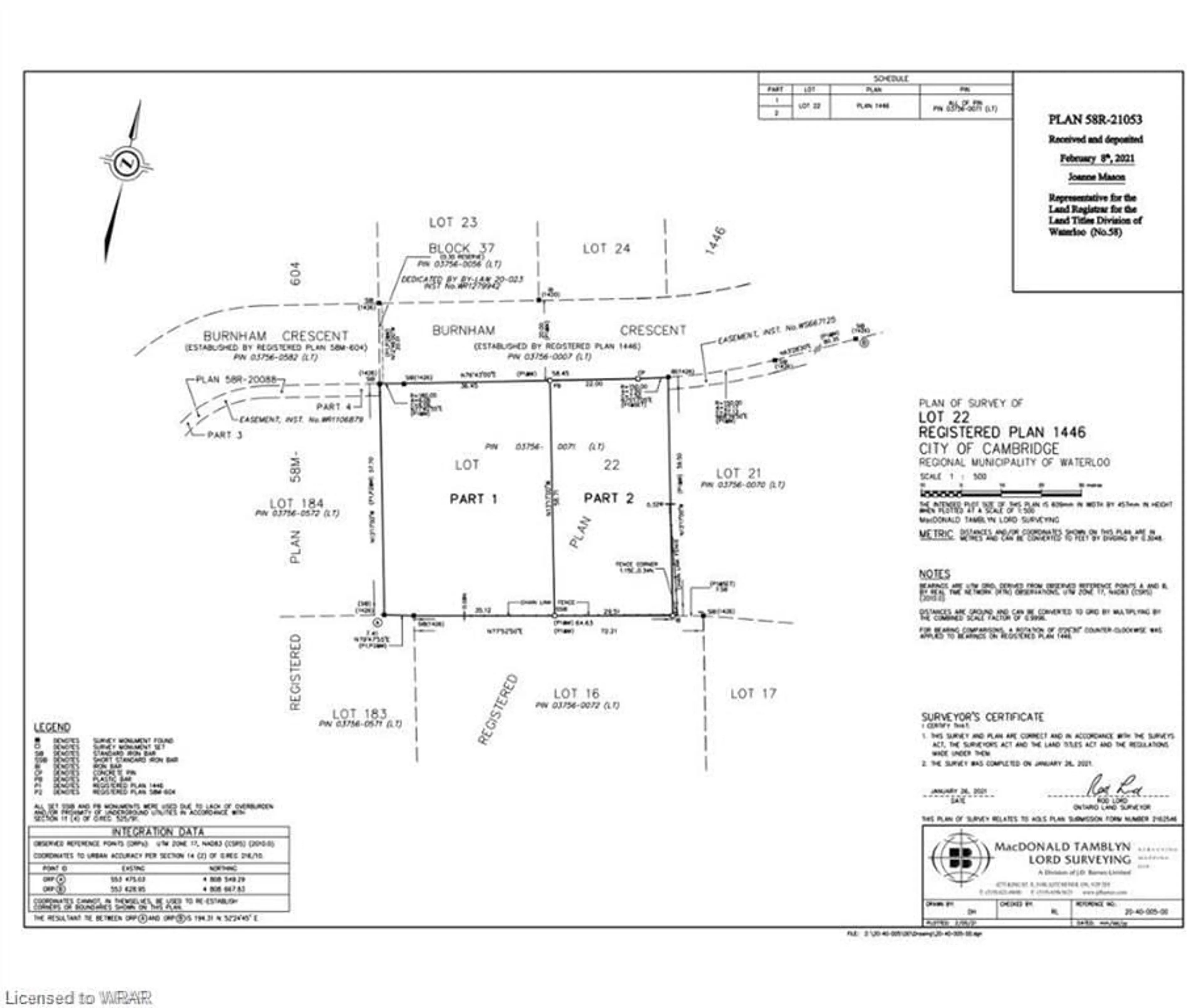 Floor plan for 151 Burnham Cres, Cambridge Ontario N3E 1B3