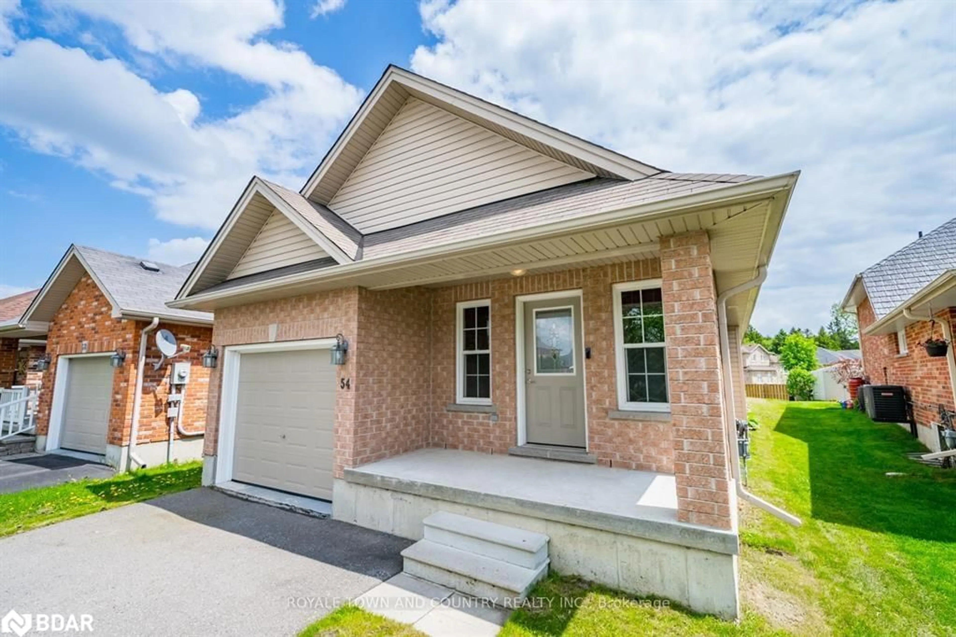 Home with brick exterior material for 54 Laurent Blvd, Lindsay Ontario K9J 6J7