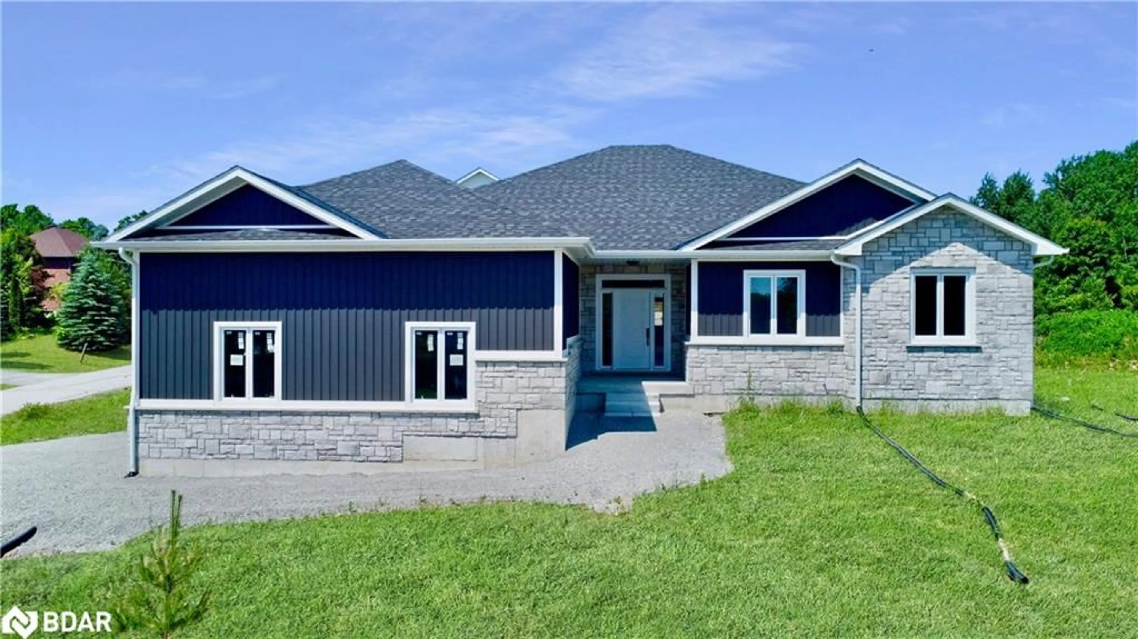 Frontside or backside of a home, cottage for 1 Brechin Crescent, Moonstone Ontario L0K 1N0