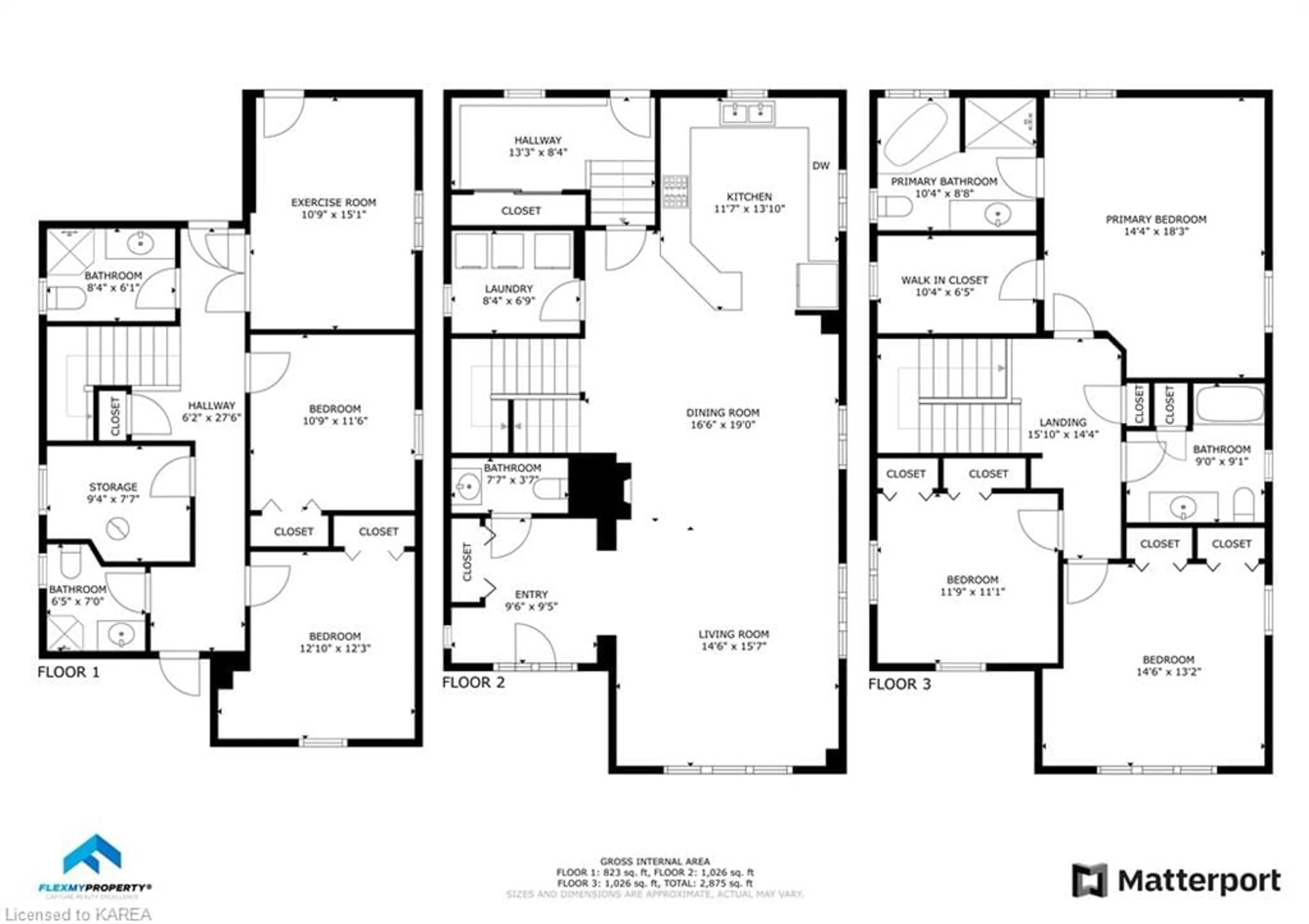 Floor plan for 159 Napier St, Kingston Ontario K7L 4G4