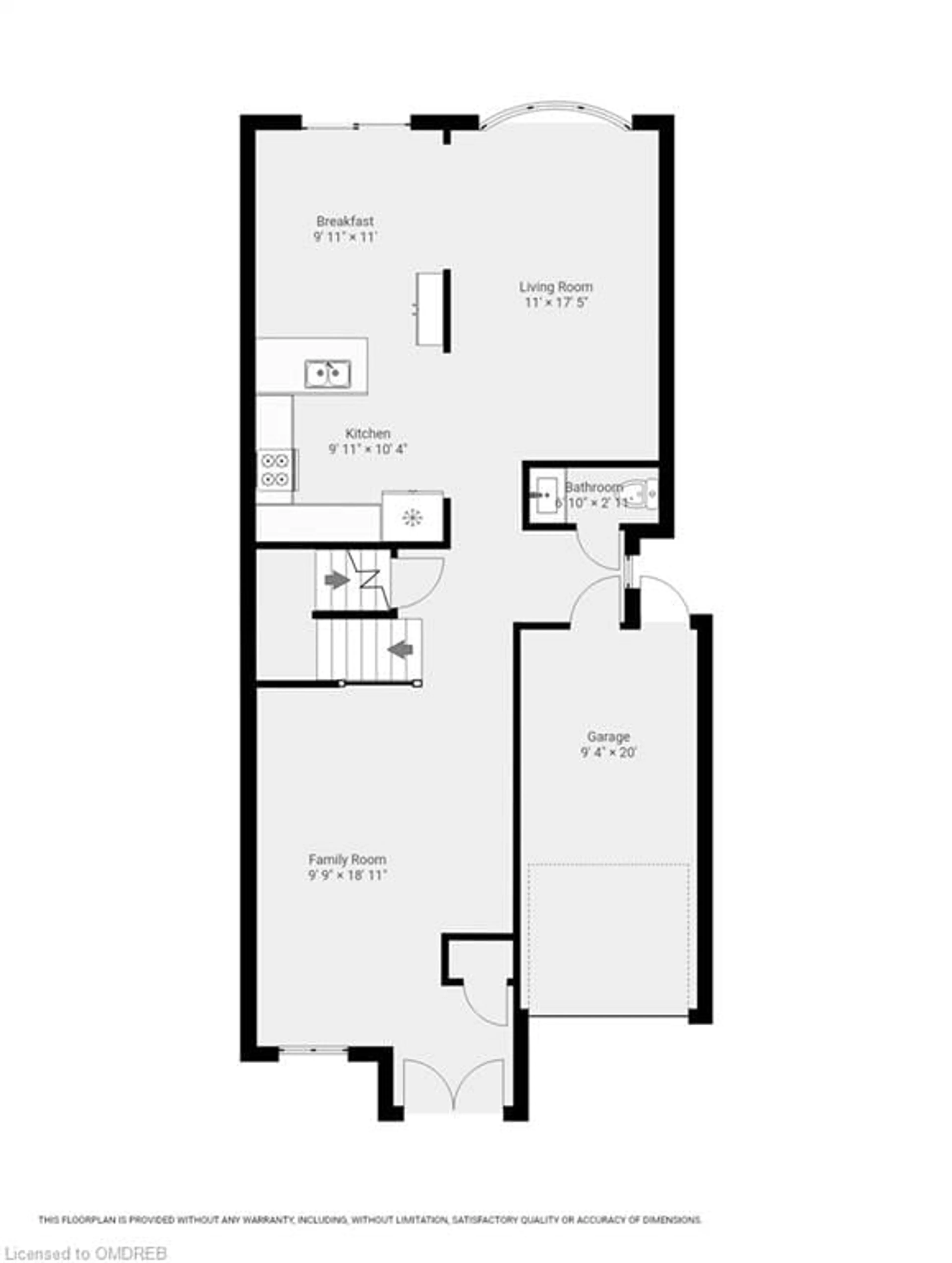 Floor plan for 3078 Janice Dr, Oakville Ontario L6M 0S7