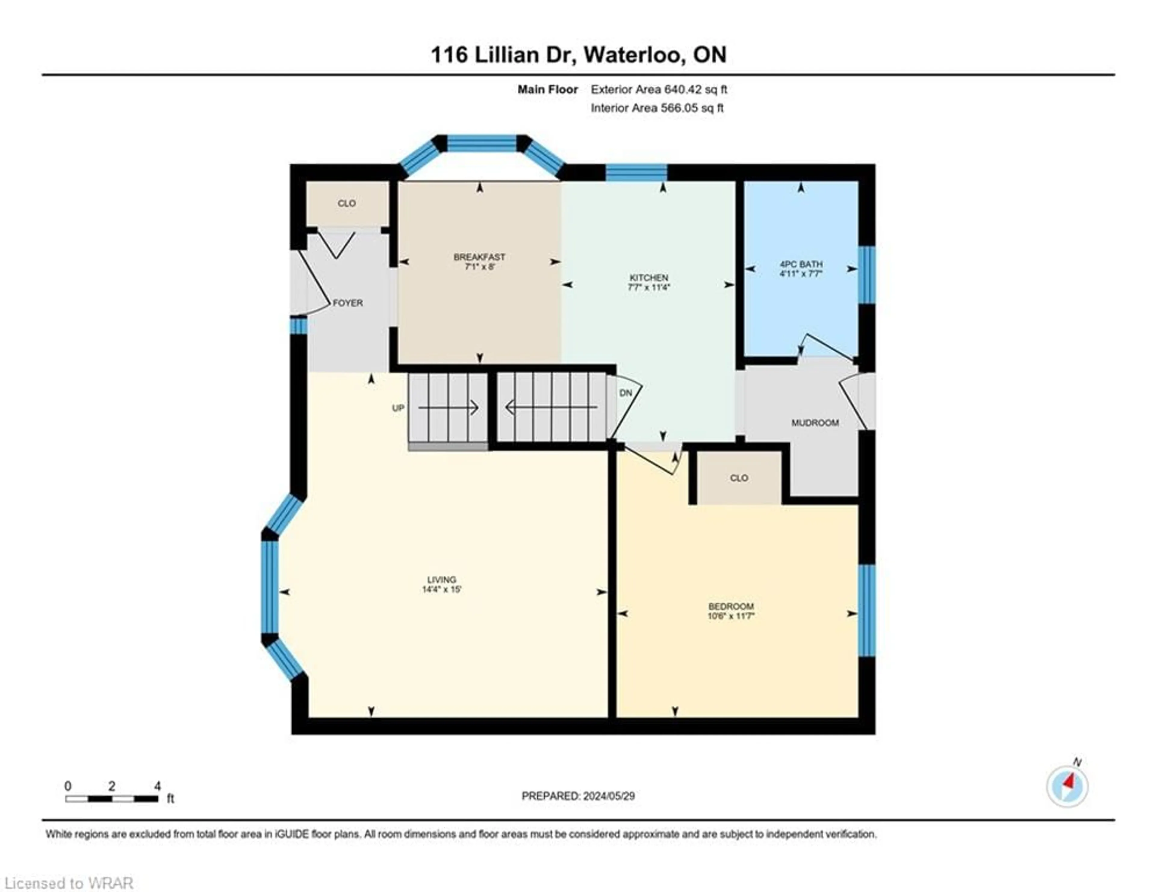 Floor plan for 116 Lillian Dr, Waterloo Ontario N2J 4J9