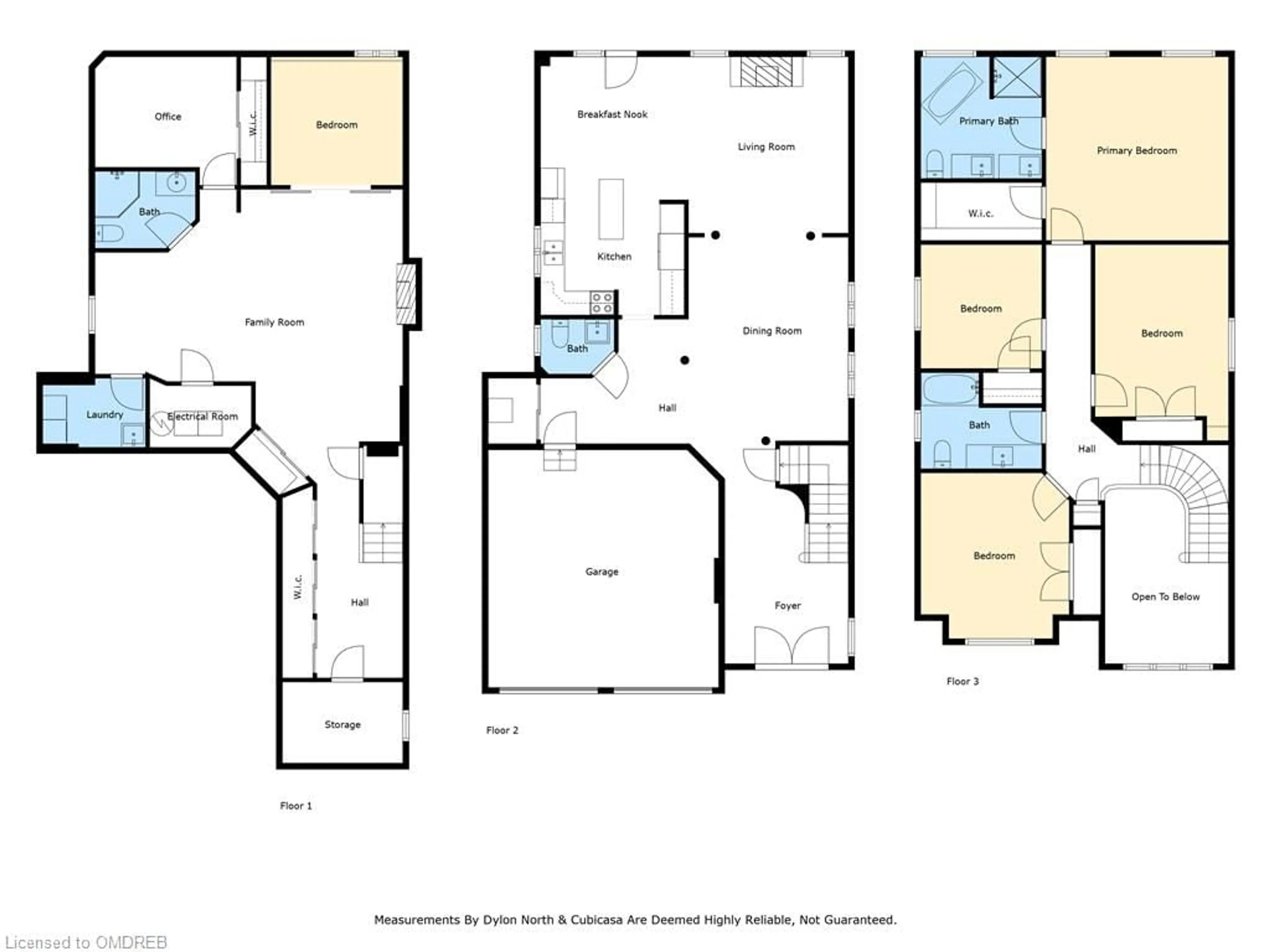Floor plan for 1030 Lonsdale Lane, Oakville Ontario L6H 7L5