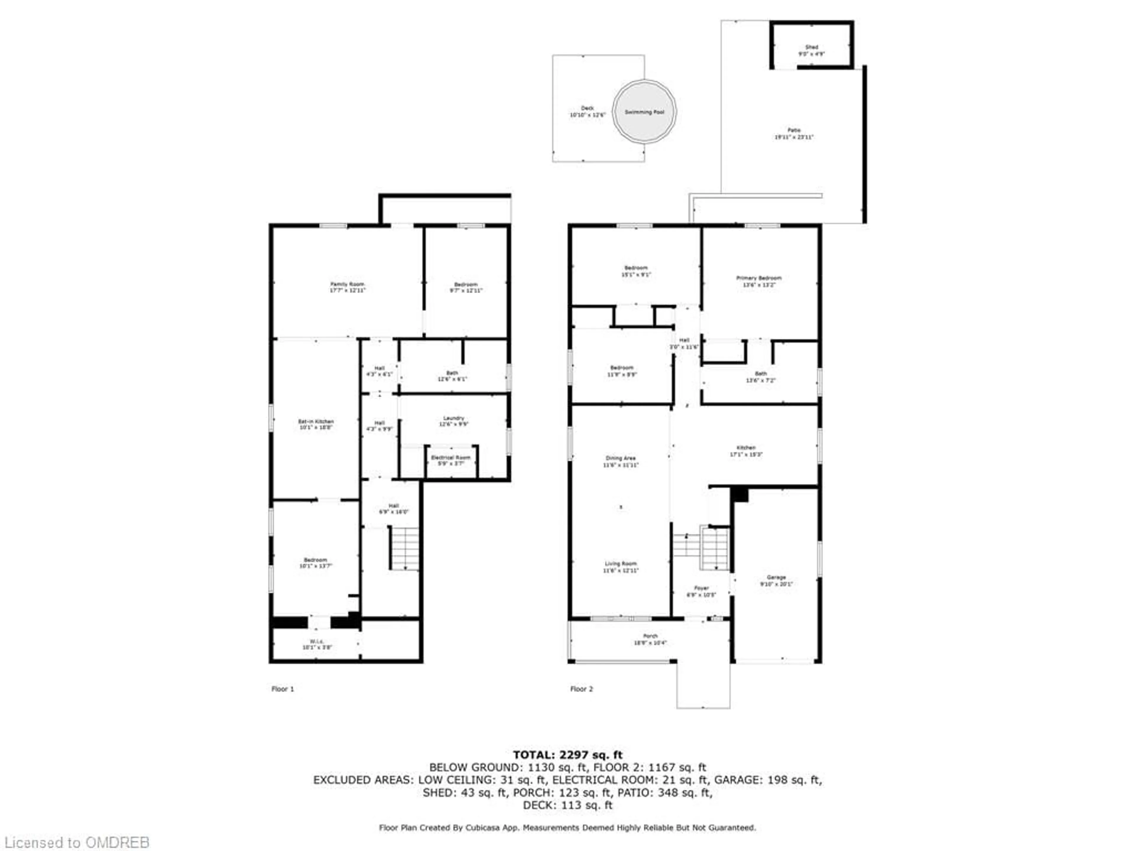 Floor plan for 1 Picton St, Hamilton Ontario L8L 1E1