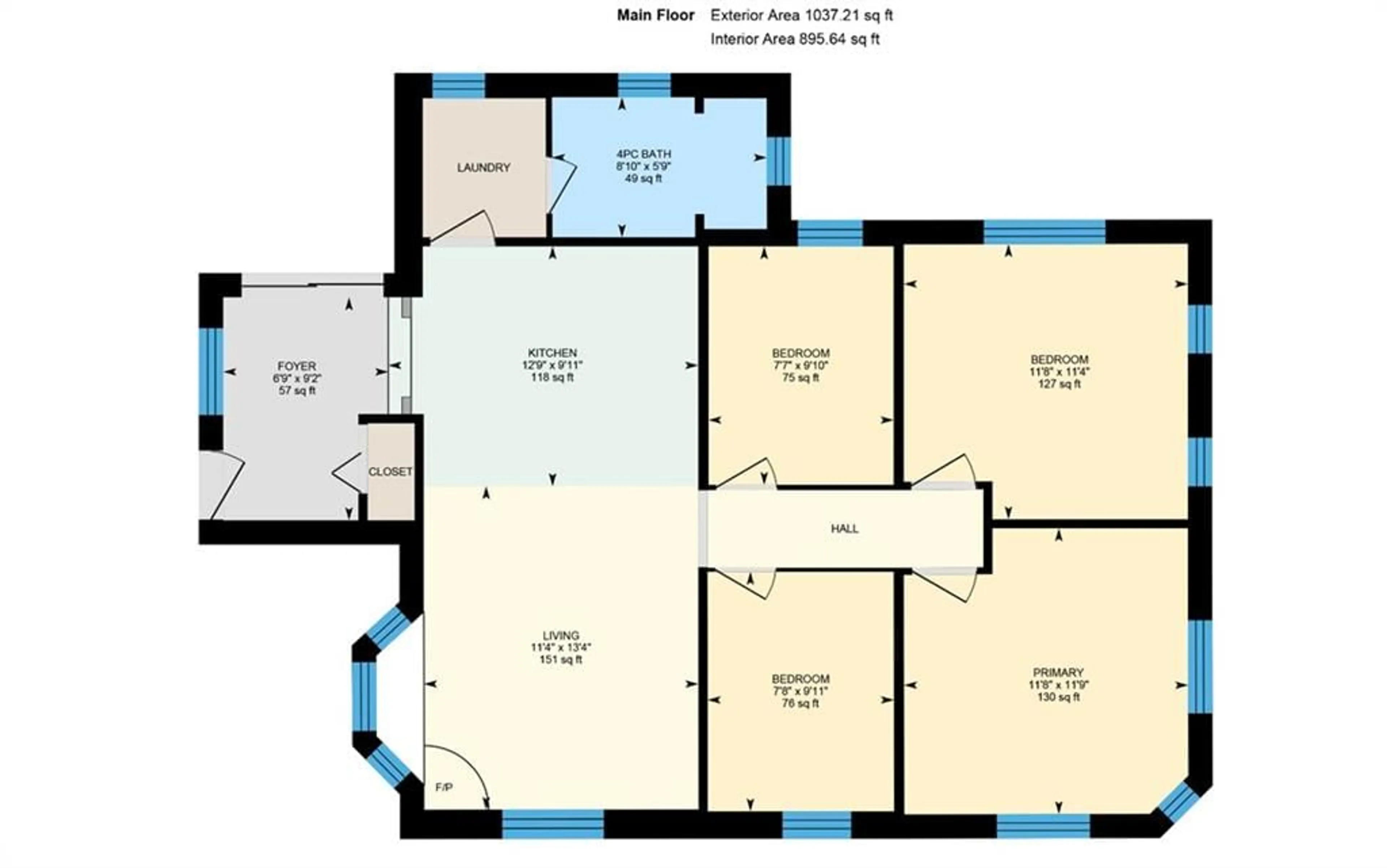 Floor plan for 23 Pops Lane, Wasaga Beach Ontario L9Z 2X7