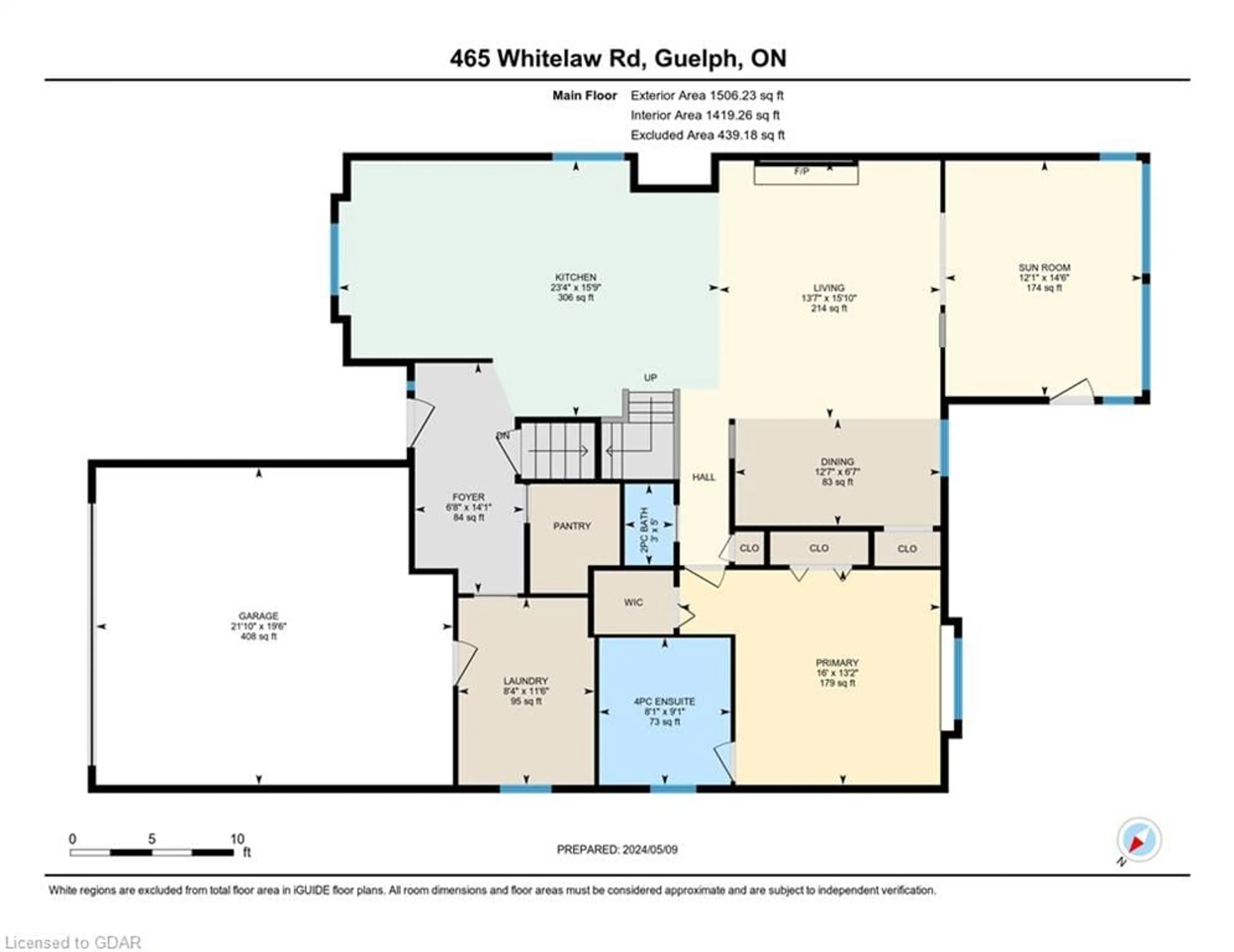 Floor plan for 465 Whitelaw Rd, Guelph Ontario N1K 1L6