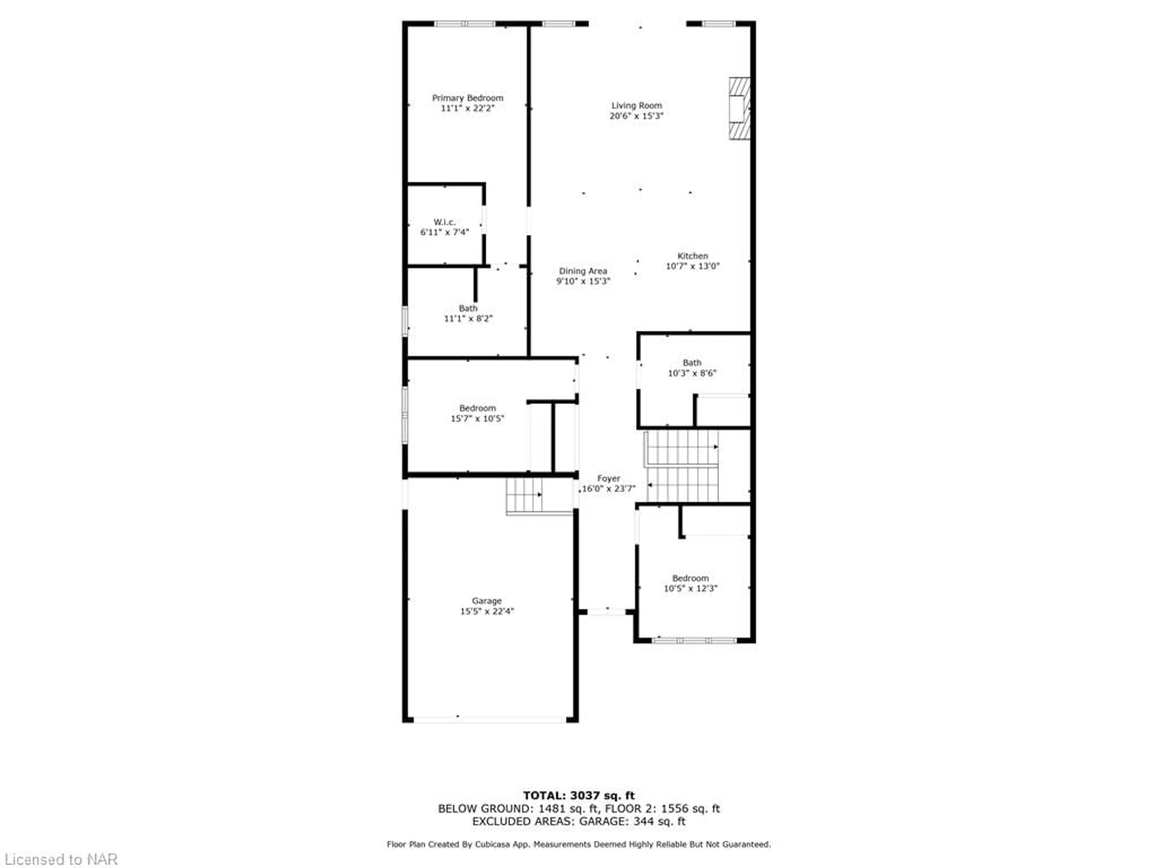 Floor plan for 677 Stanley St, Port Colborne Ontario L3K 0B2