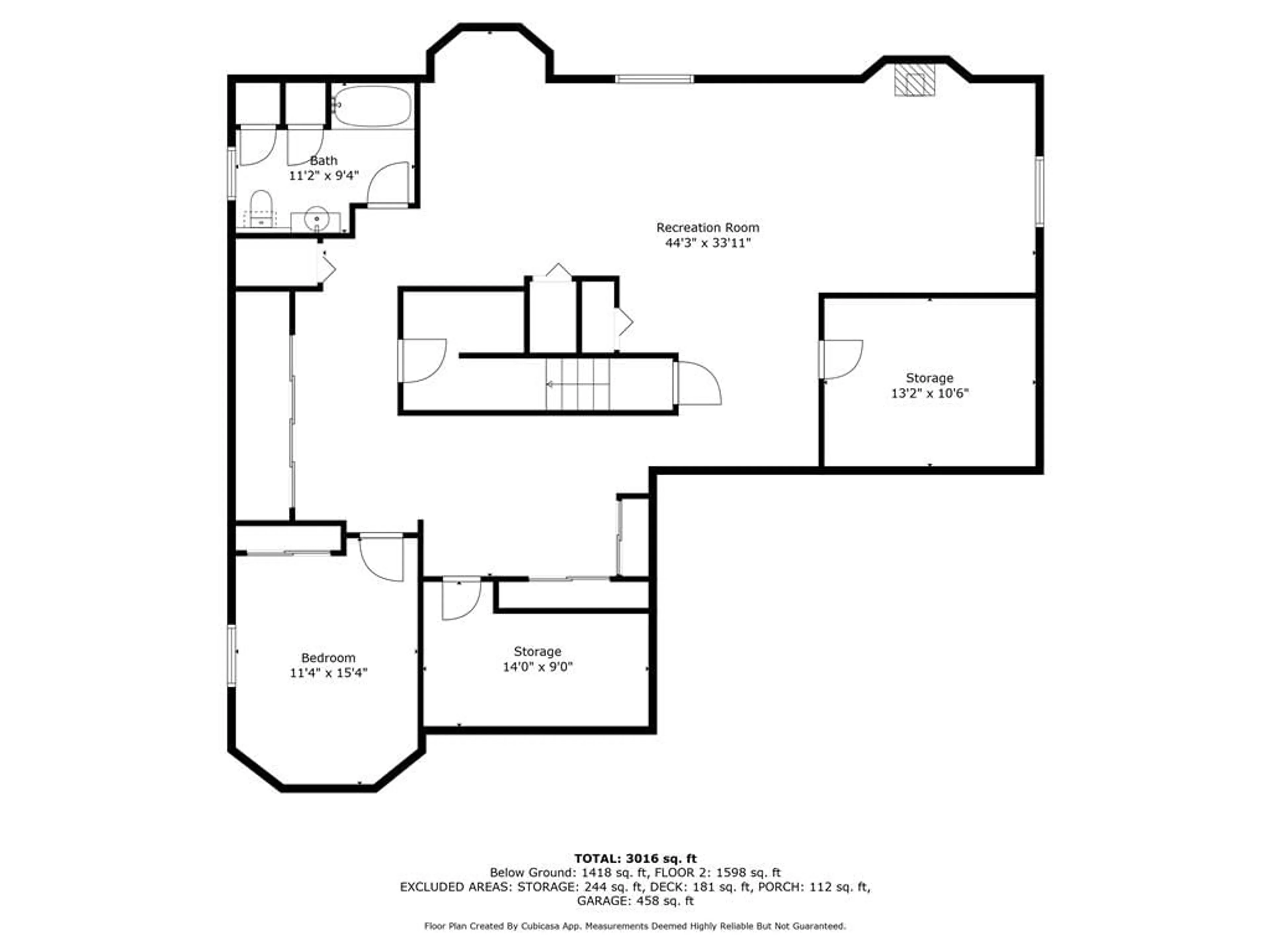 Floor plan for 3 Kelley Cres, Wasaga Beach Ontario L9Z 1J4