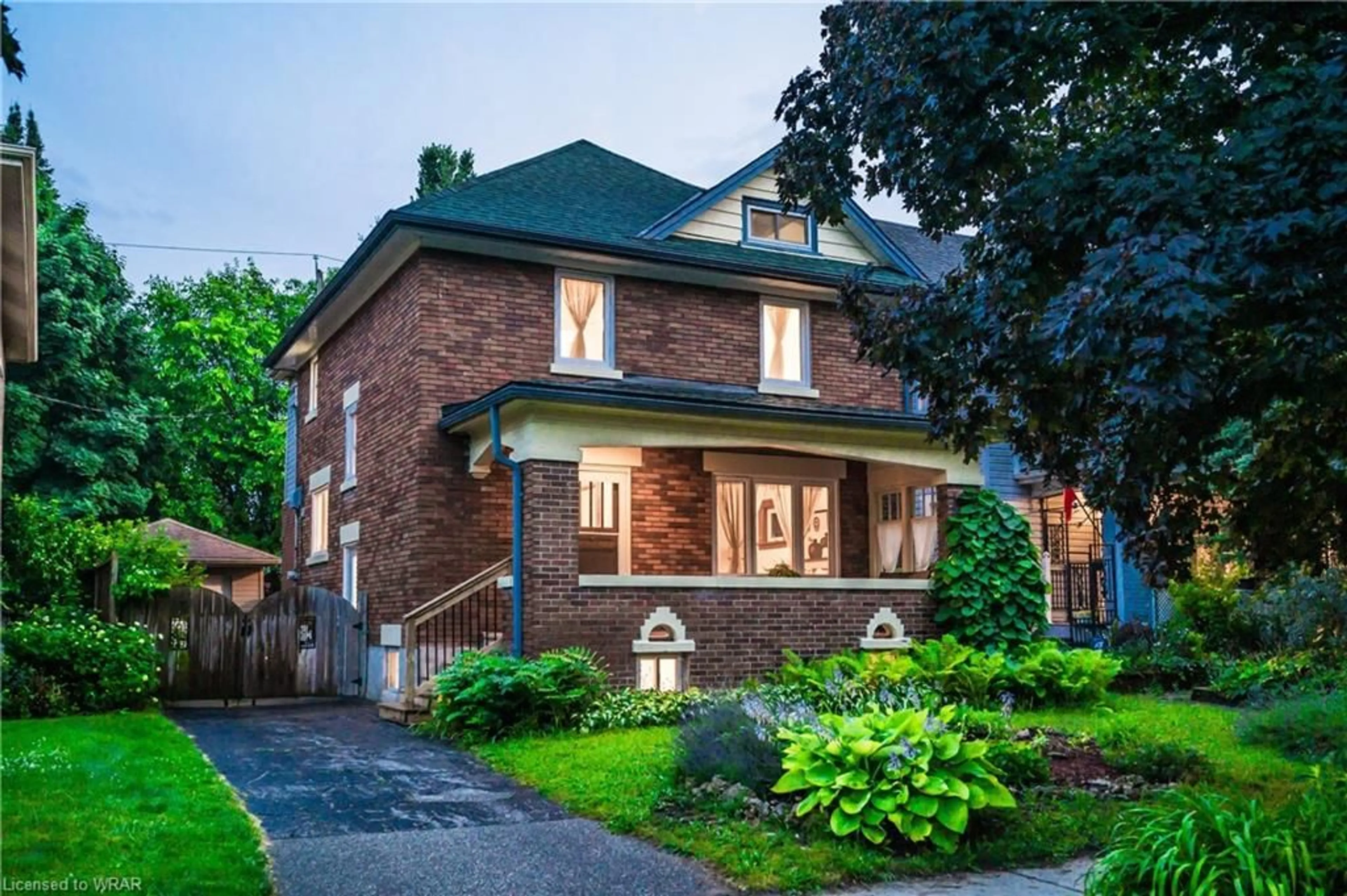 Home with brick exterior material for 115 Homewood Ave, Kitchener Ontario N2M 1X1