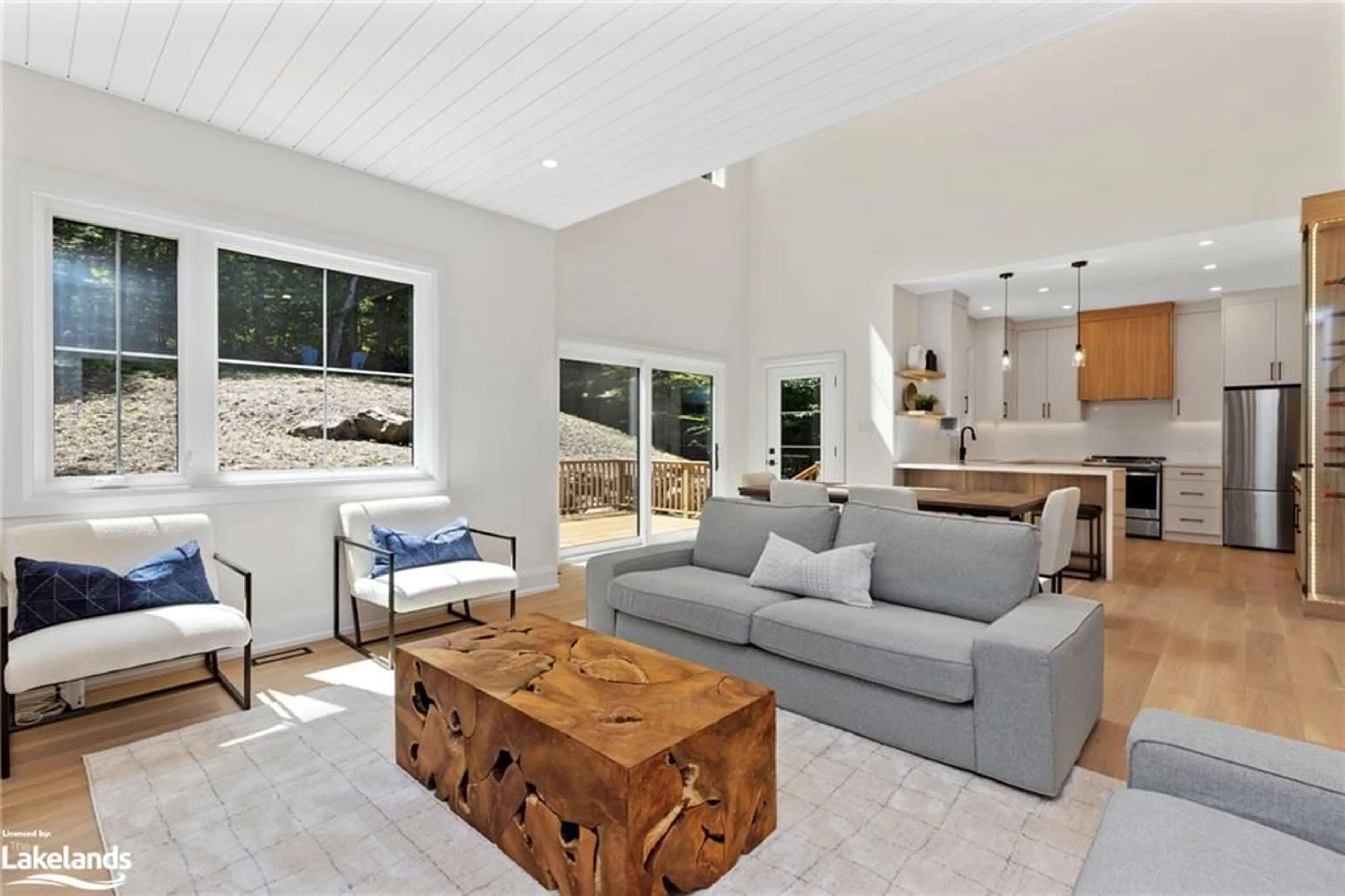Living room, wood floors for 19 Todholm Drive, Port Carling Ontario P0B 1J0