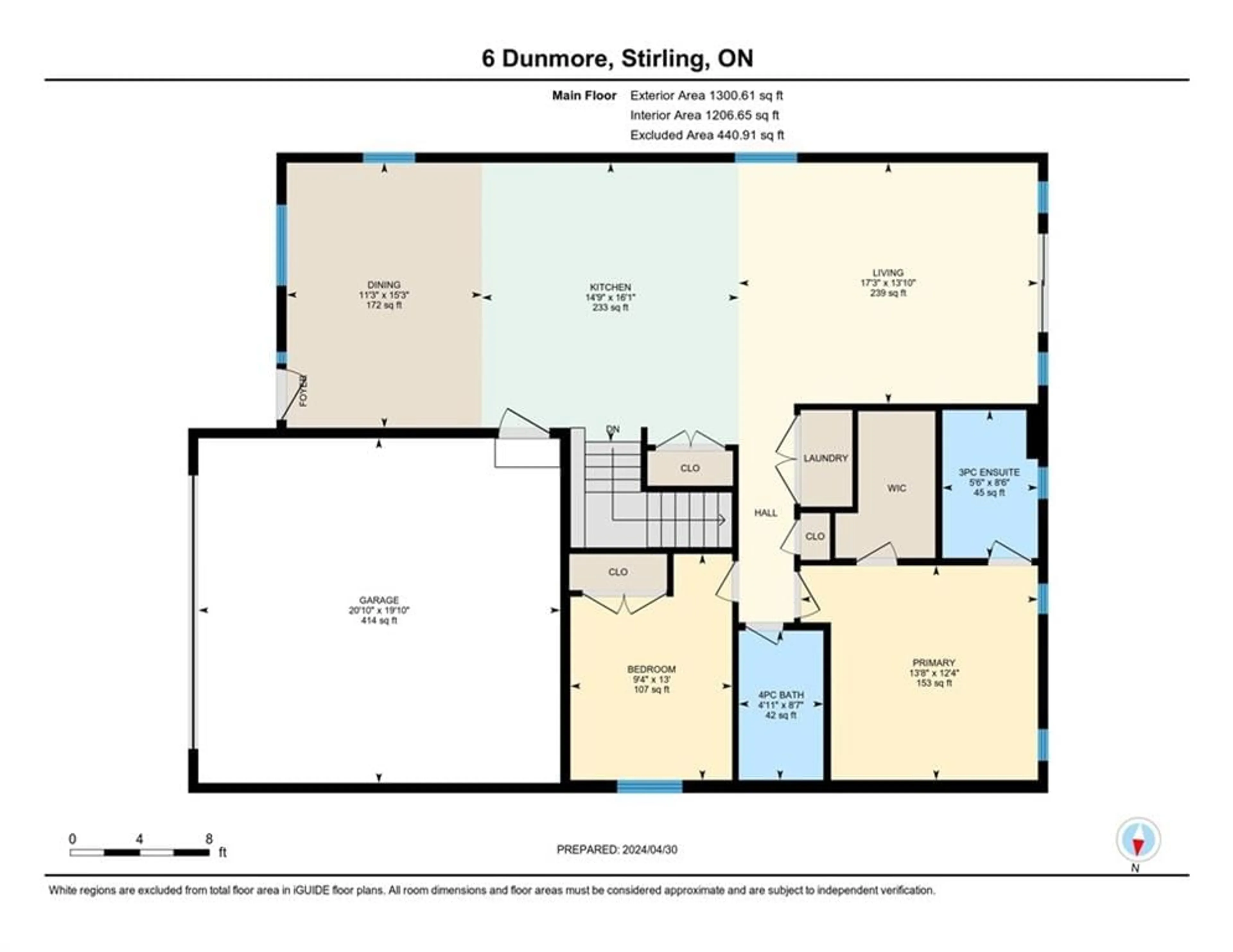 Floor plan for 6 Dunmor St, Stirling Ontario K0K 3E0