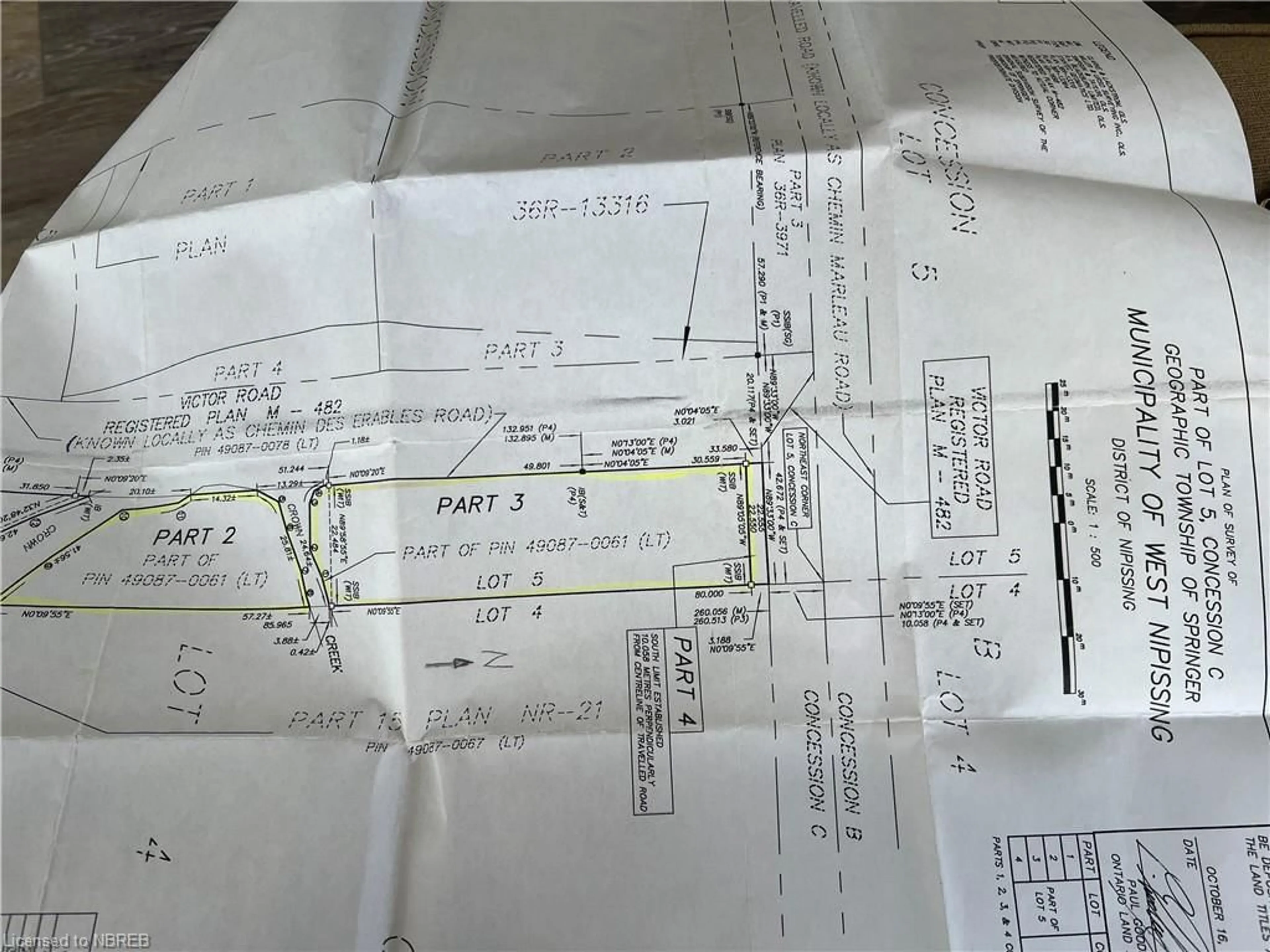 Floor plan for PT LT 5 Marleau Rd, Sturgeon Falls Ontario P2B 2X2