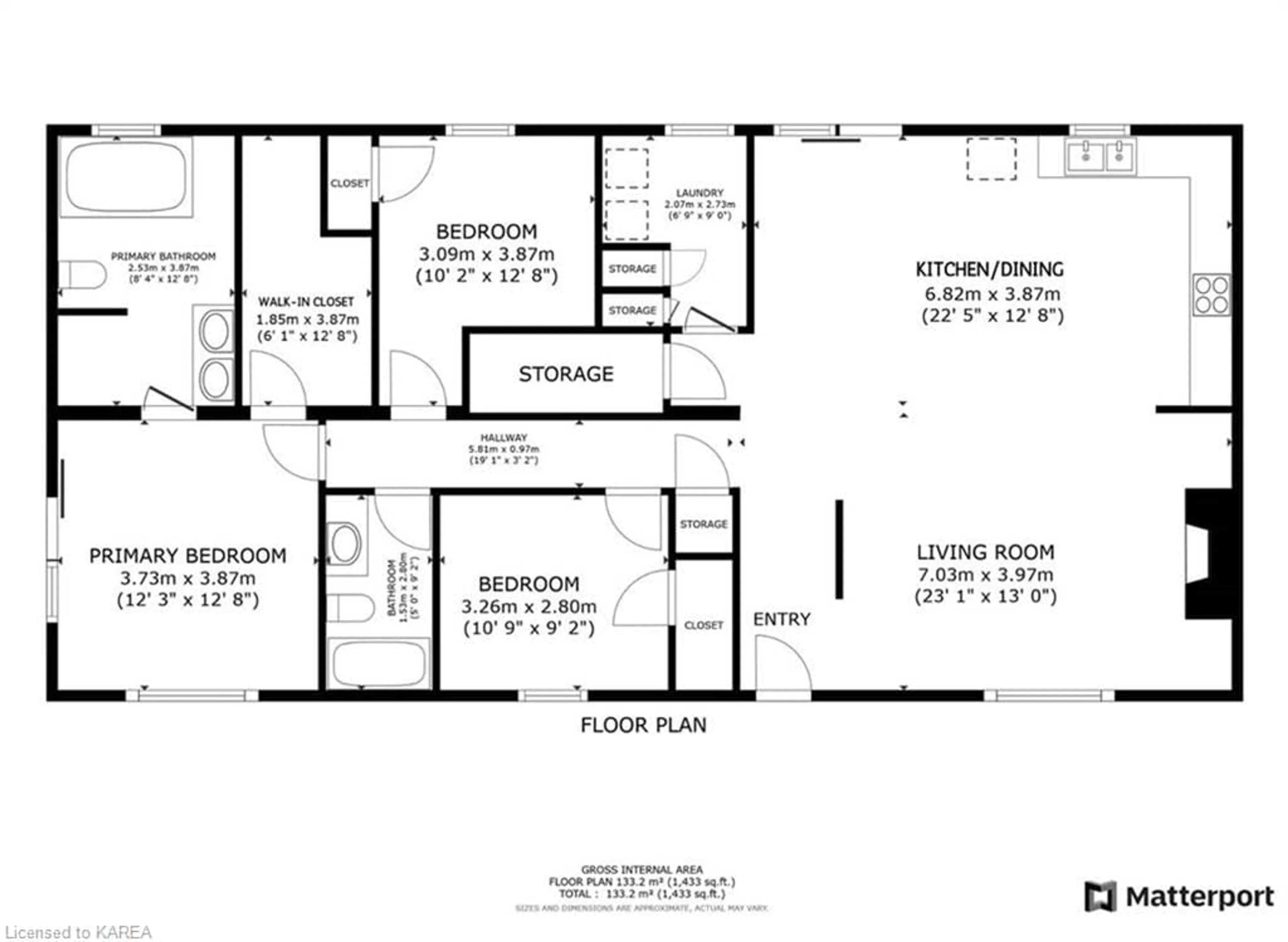 Floor plan for 2040 Frontenac Rd, Mountain Grove Ontario K0H 2E0
