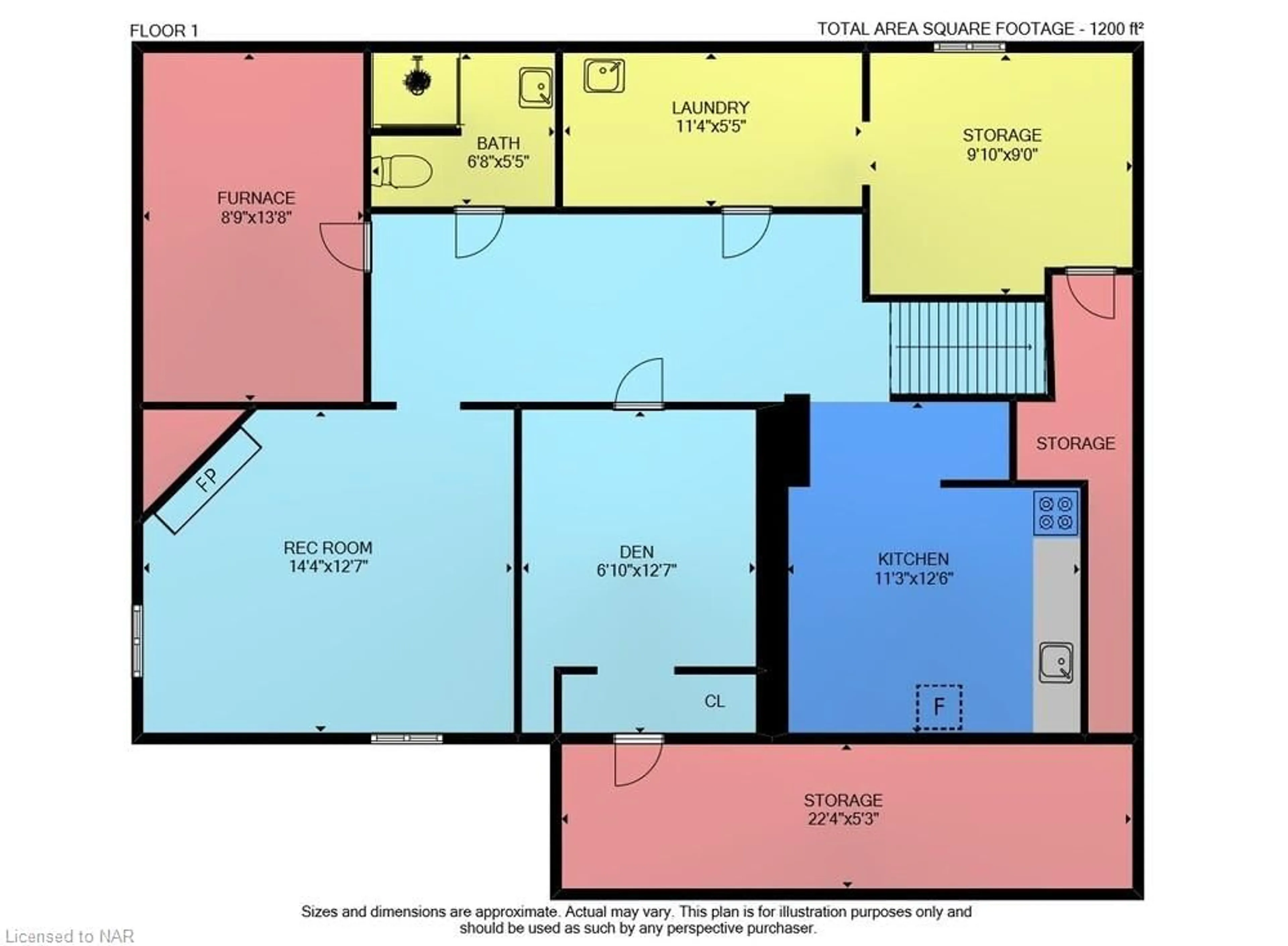 Floor plan for 6835 Wills St, Niagara Falls Ontario L2J 1Y6