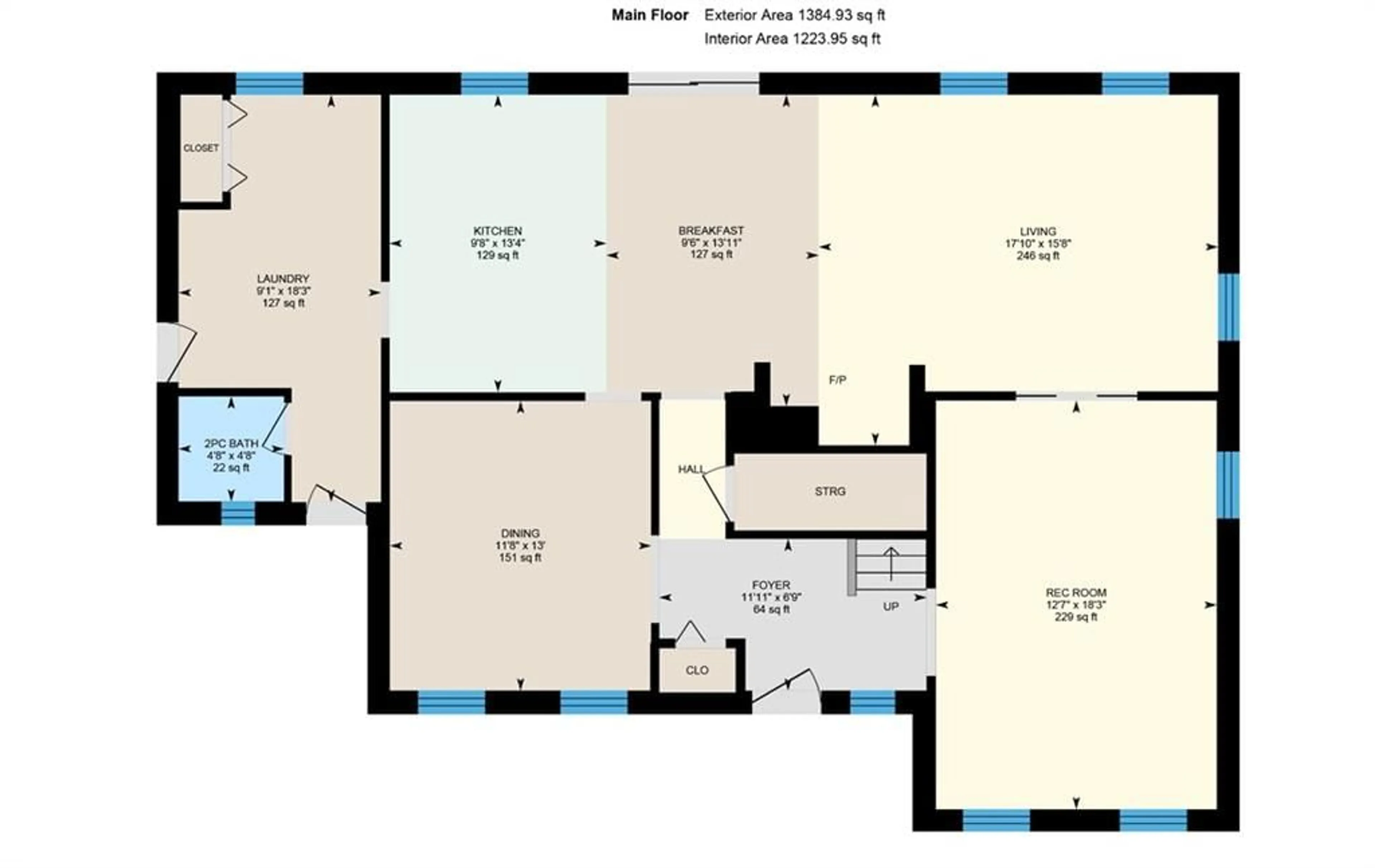 Floor plan for 1225 Graham Rd, Severn Bridge Ontario P0E 1N0