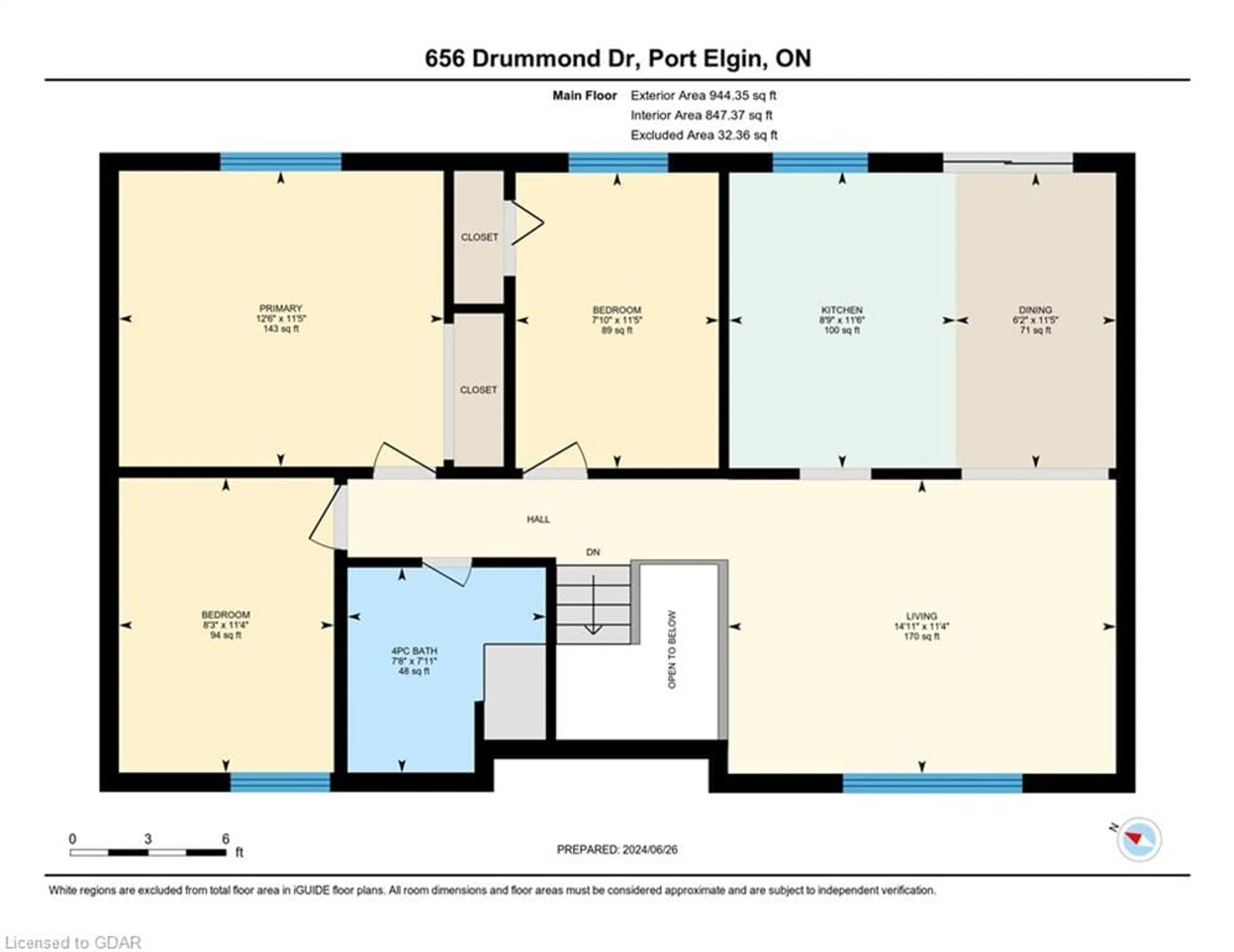 Floor plan for 656 Drummond Dr, Saugeen Shores Ontario N0H 2C3