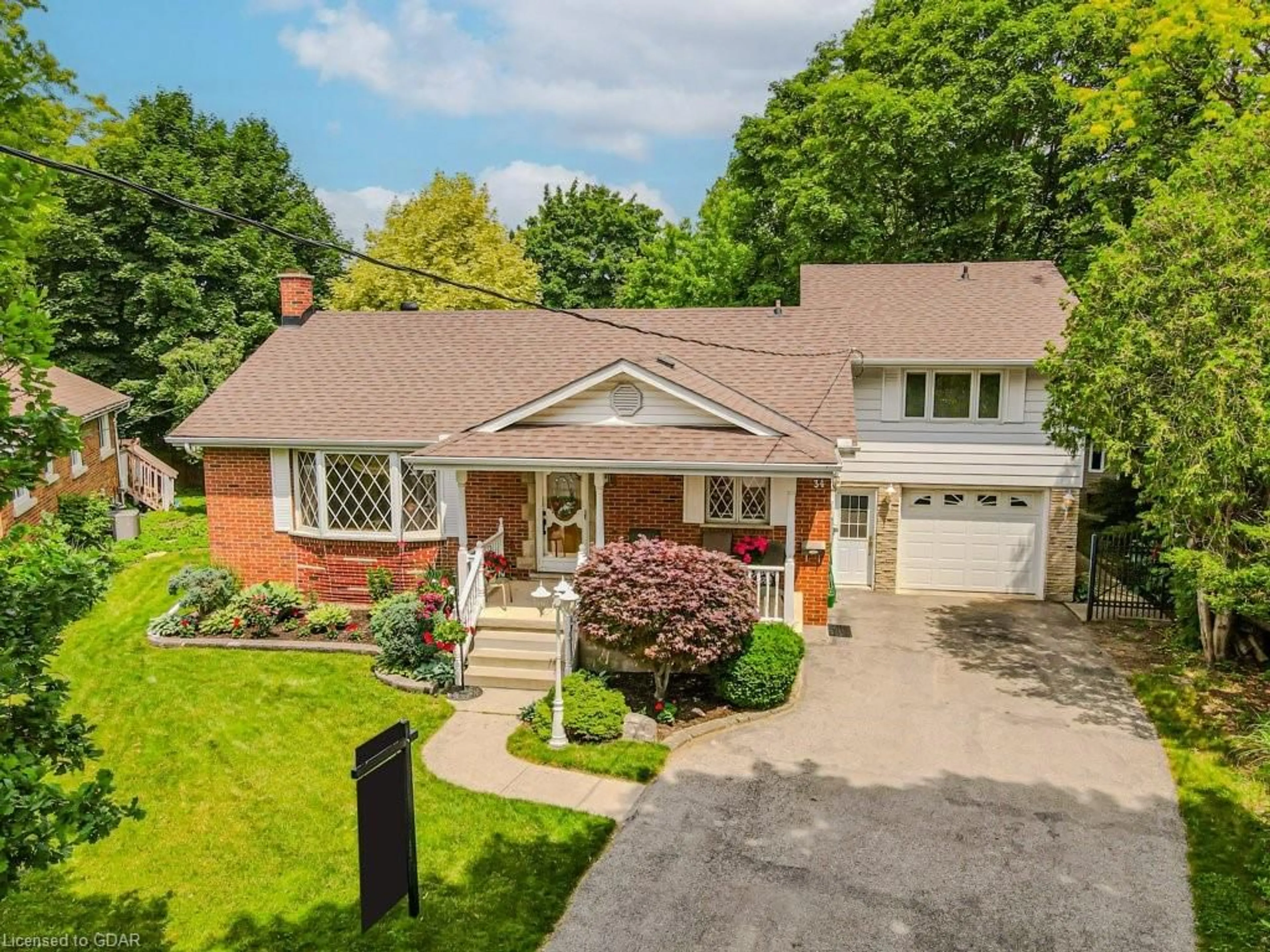 Frontside or backside of a home for 34 Manor Park Cres, Guelph Ontario N1G 1A1