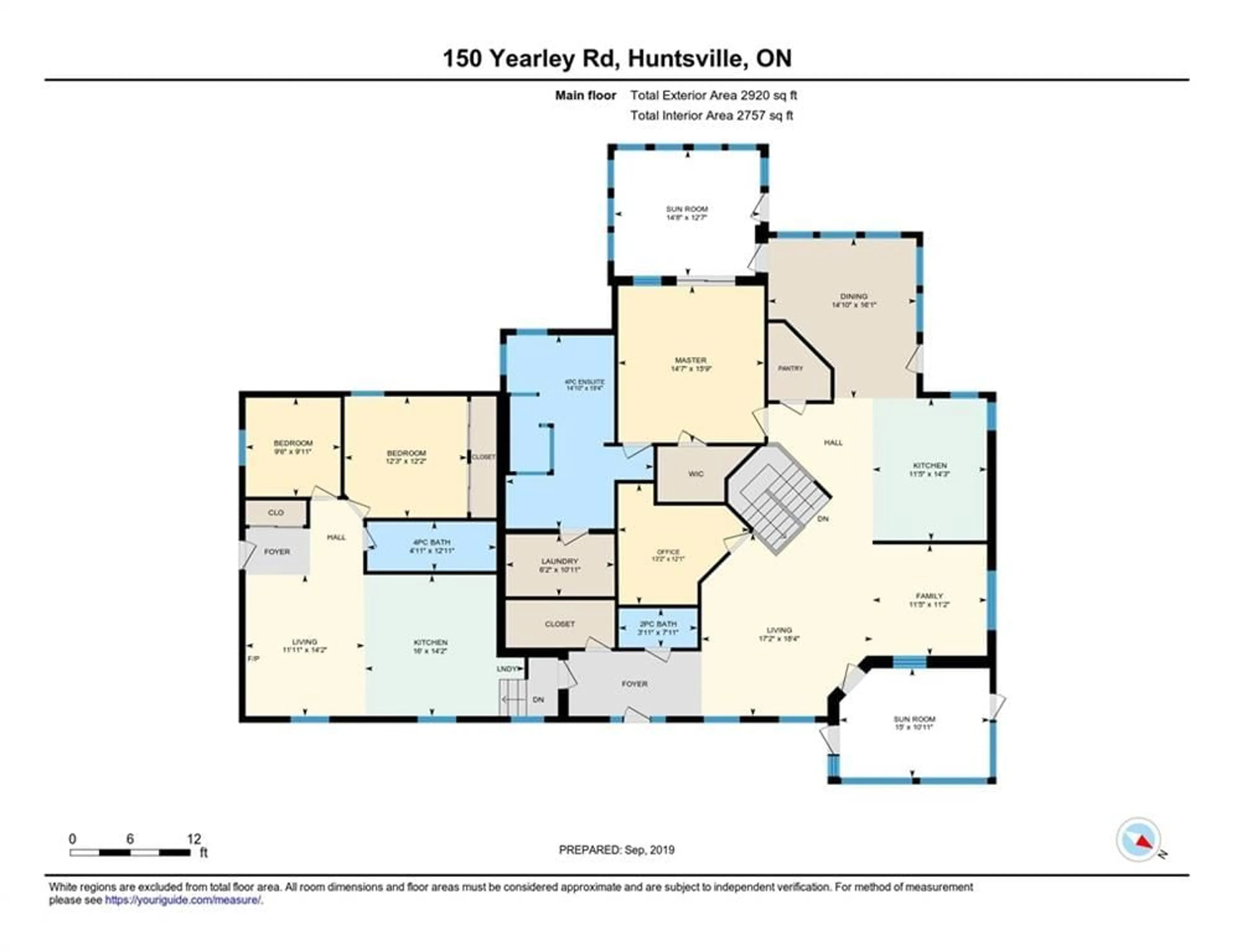 Floor plan for 150 Yearley Rd, Utterson Ontario P0B 1M0