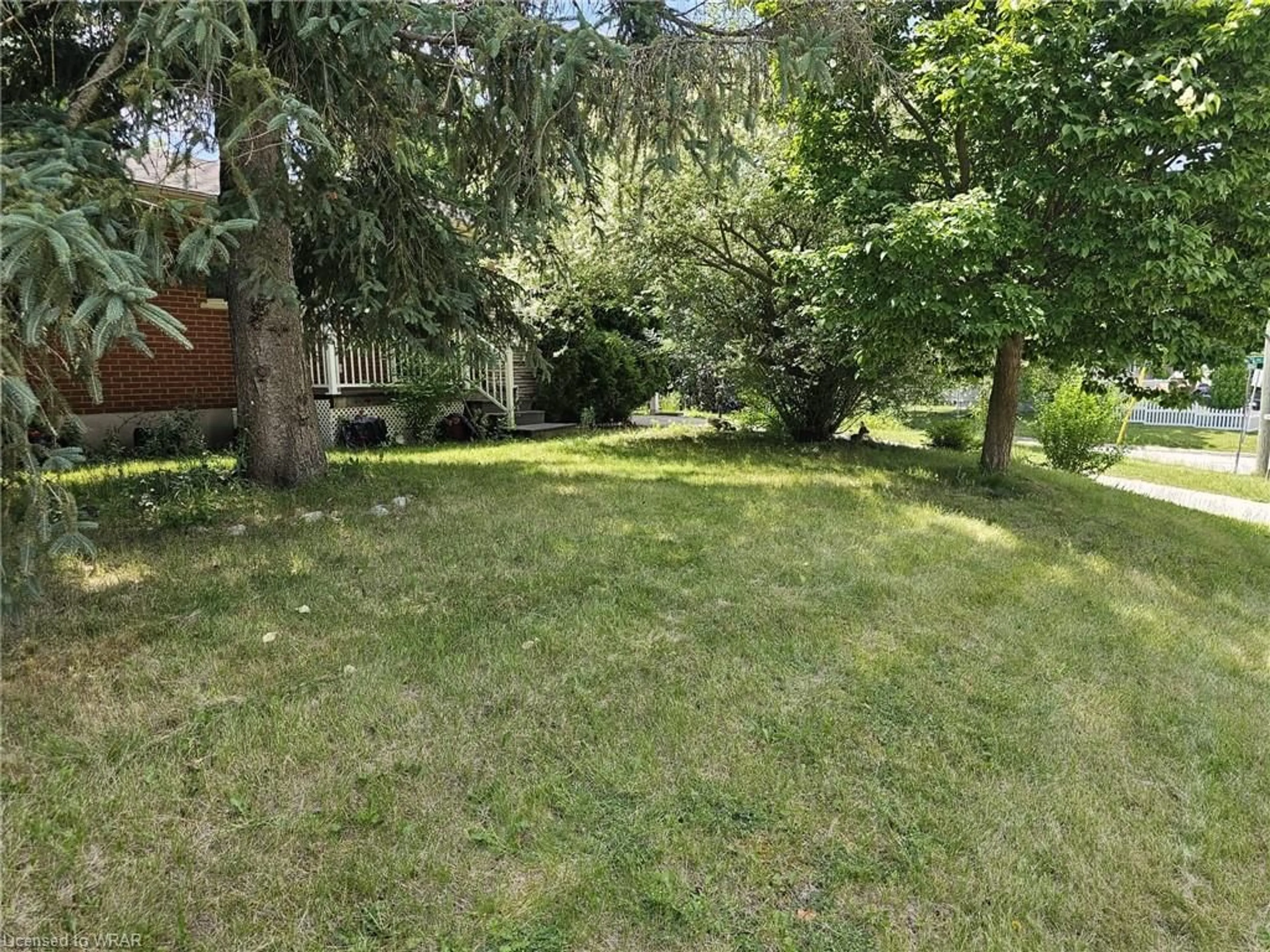 Patio, the fenced backyard for 168 Winston Blvd, Cambridge Ontario N3C 1M2