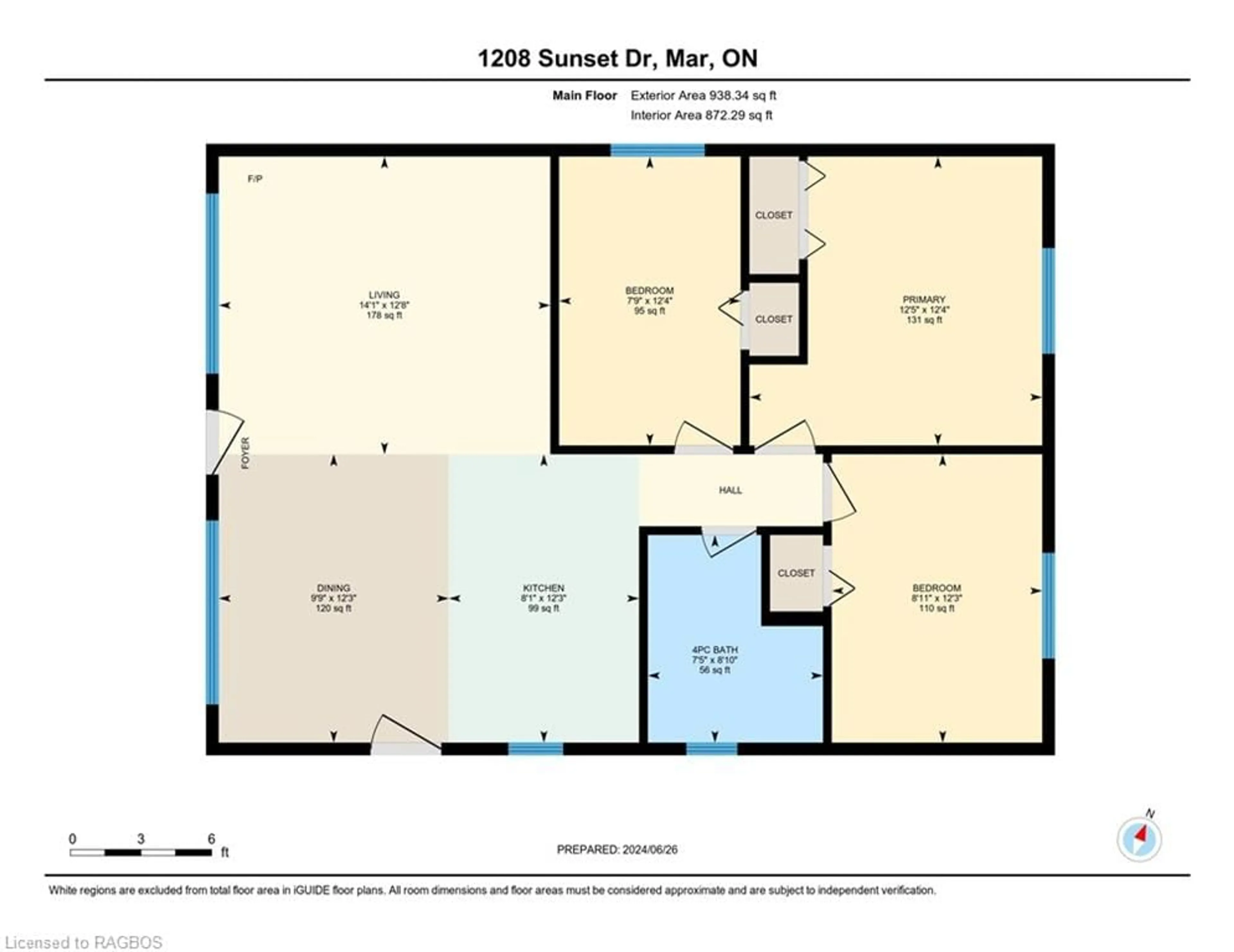 Floor plan for 1208 Sunset Dr, South Bruce Peninsula Ontario N0H 2T0