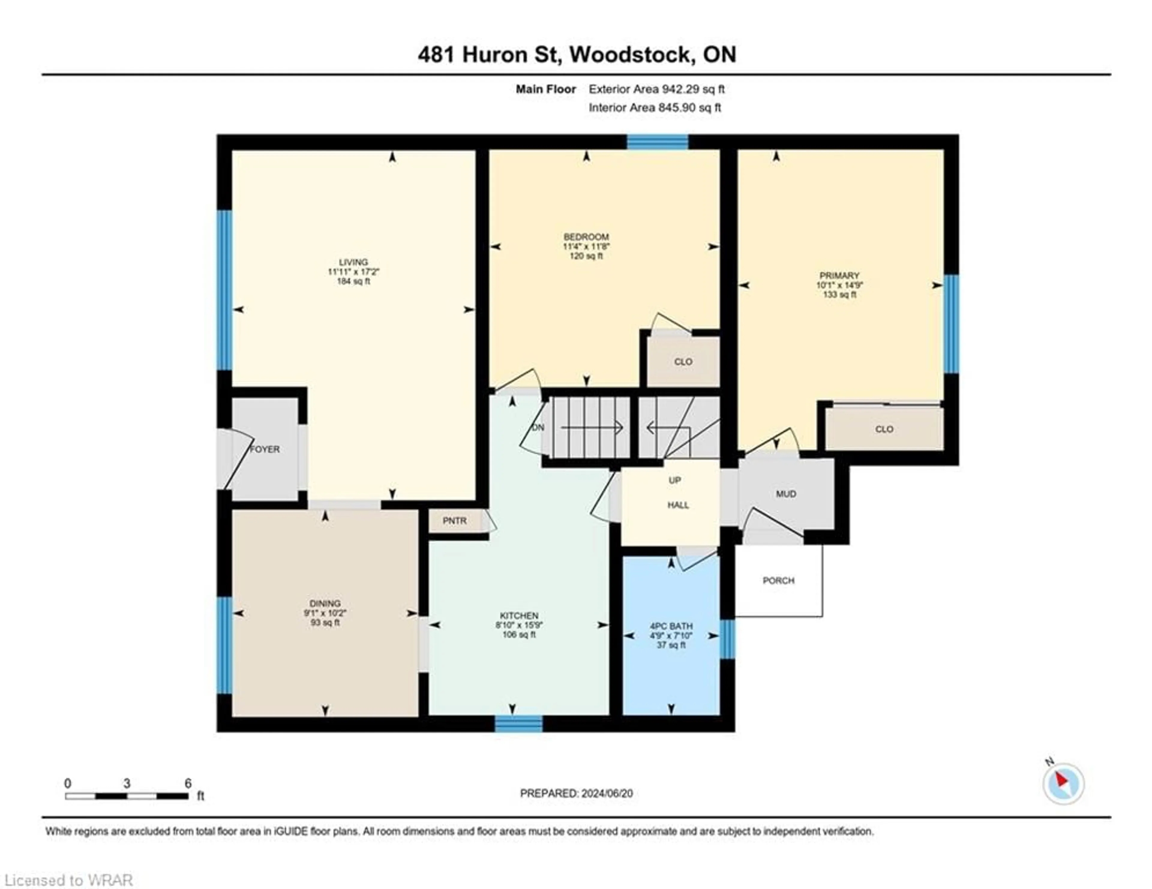 Floor plan for 481 Huron St, Woodstock Ontario N4S 7A9