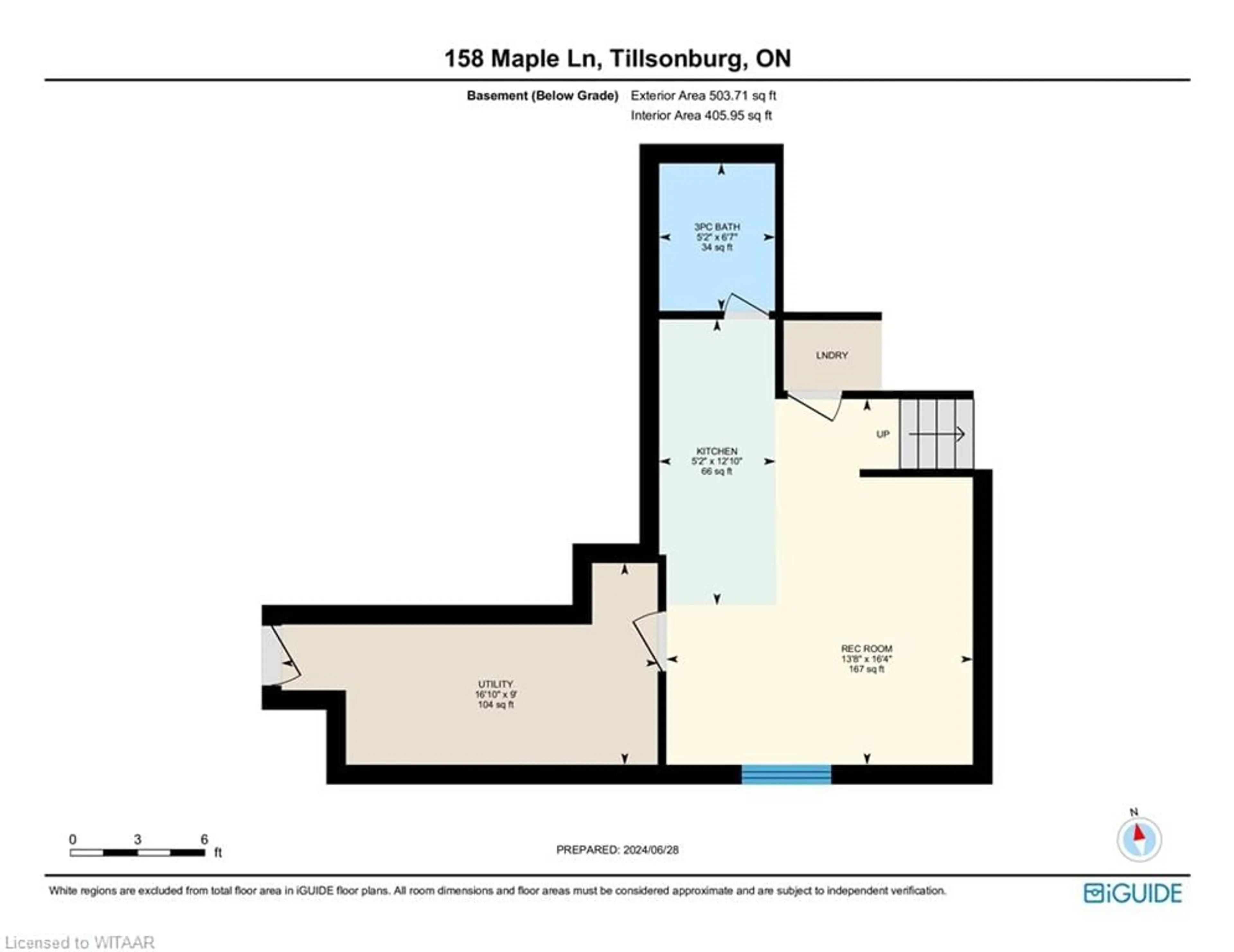 Floor plan for 158 Maple Lane, Tillsonburg Ontario N4G 0A2