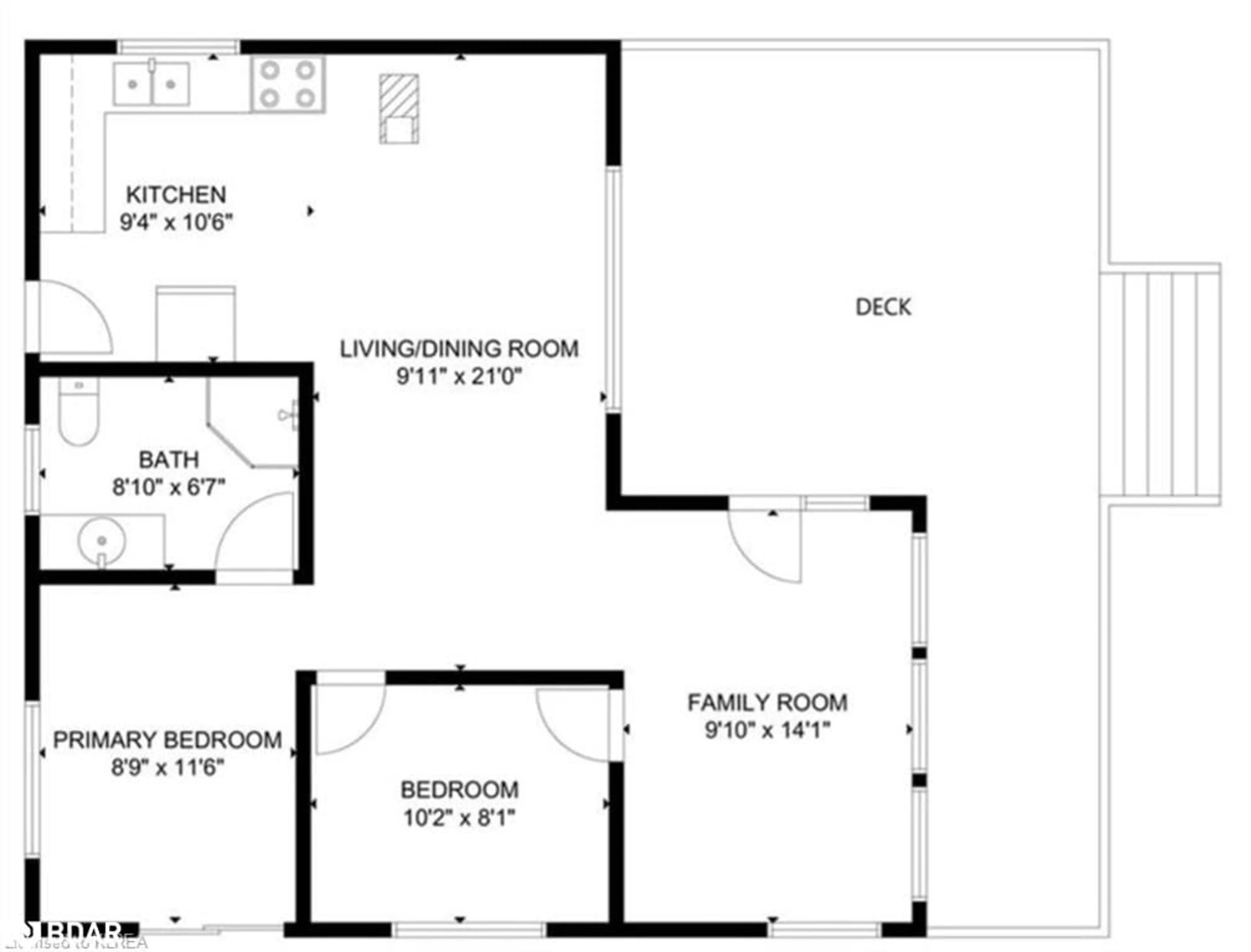 Floor plan for 1 Reo Ave, Fenelon Falls Ontario K0M 1N0